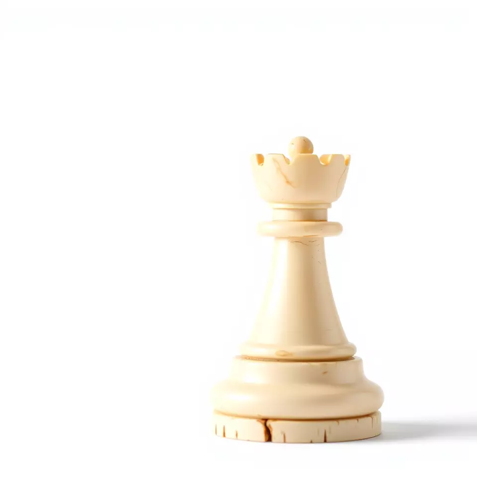 Ivory King Chess Piece model pack Low-poly 3D model_2