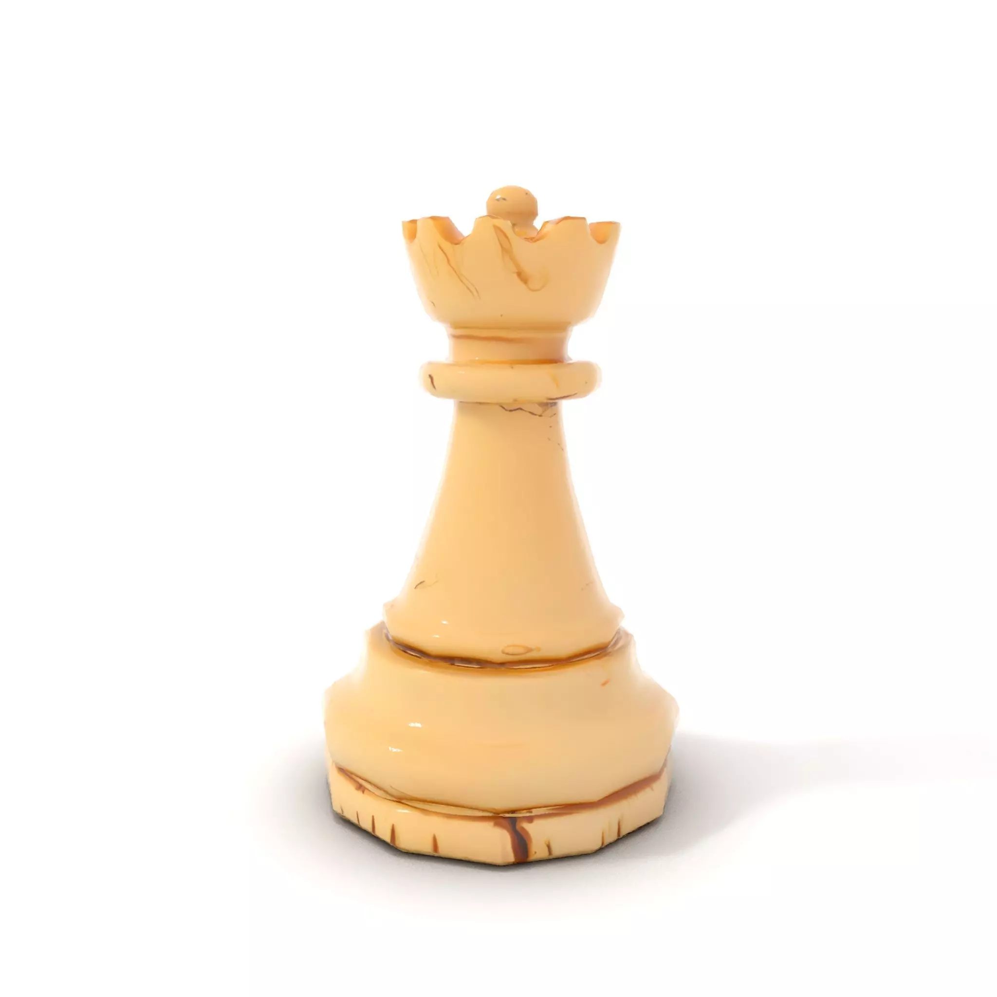 Ivory King Chess Piece model pack Low-poly 3D model_7