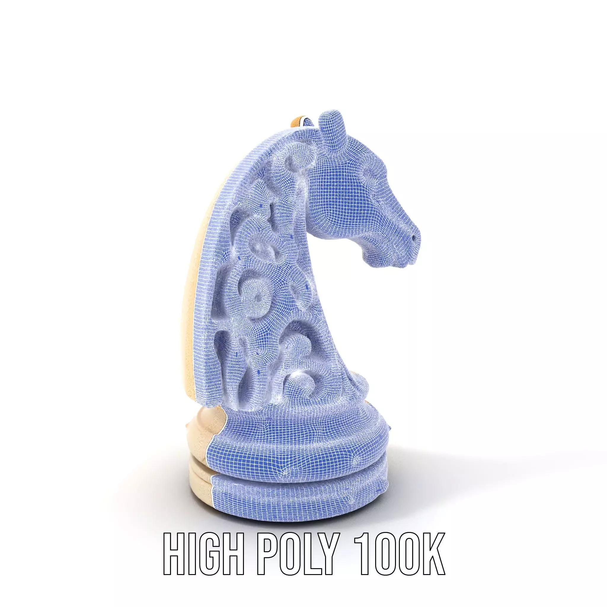 Elegant Ivory Knight model pack Low-poly 3D model_4