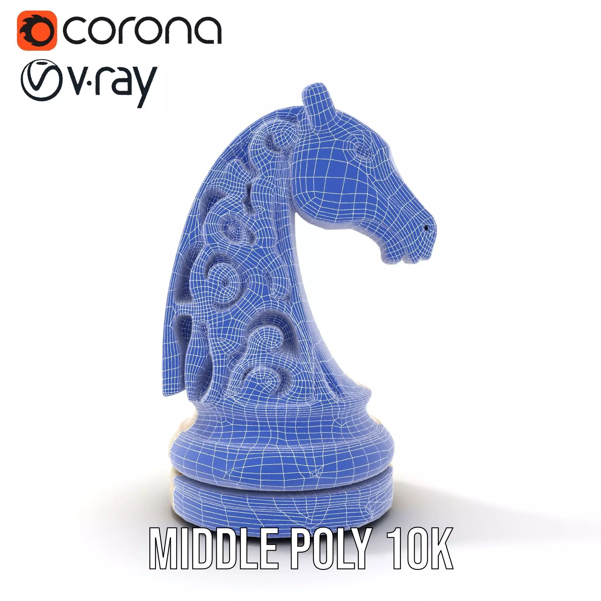 Elegant Ivory Knight model pack Low-poly 3D model_30