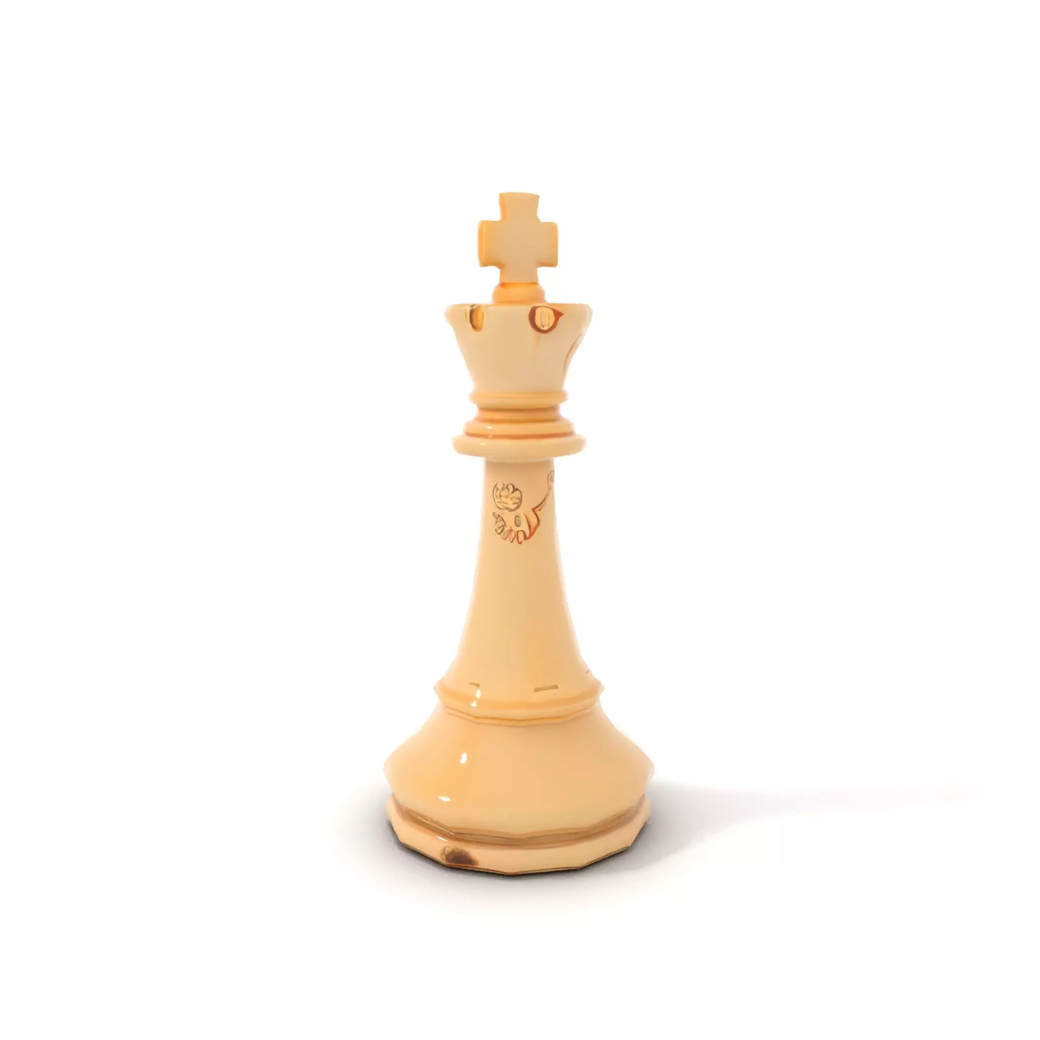 Ivory Chess King model pack Low-poly 3D model_7