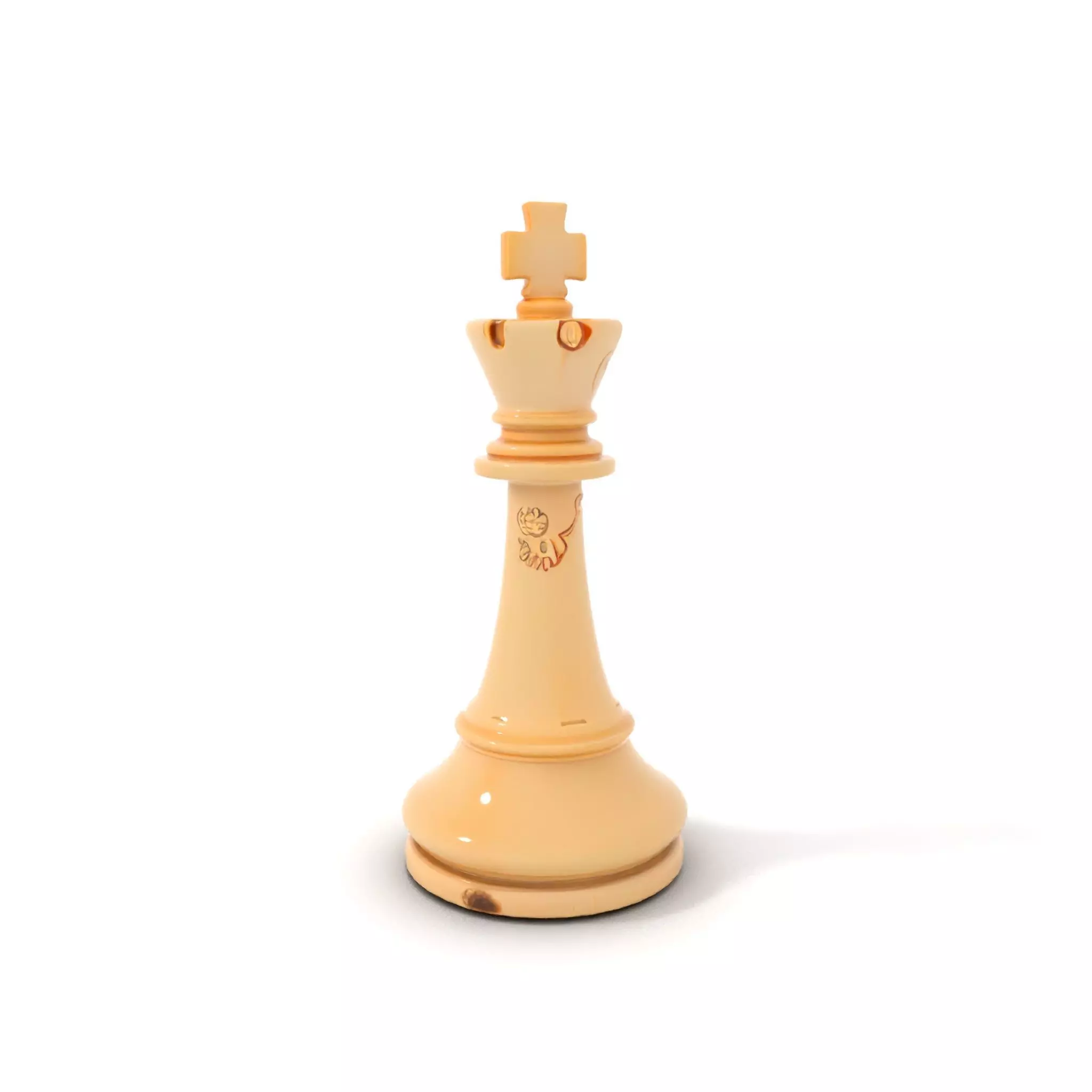 Ivory Chess King model pack Low-poly 3D model_6