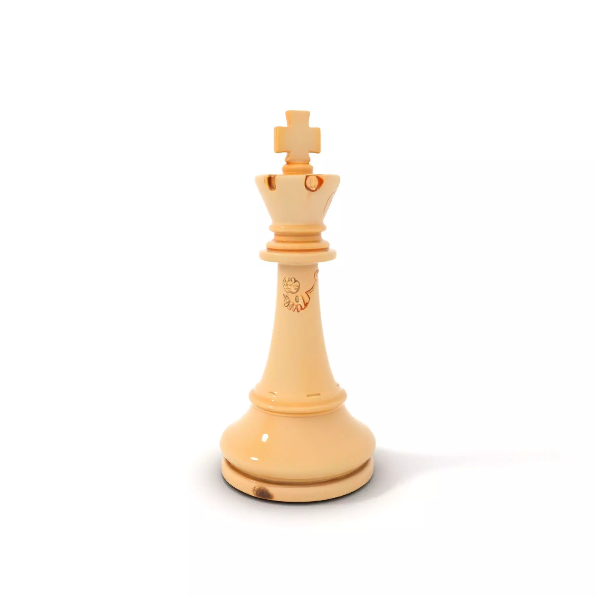 Ivory Chess King model pack Low-poly 3D model_0