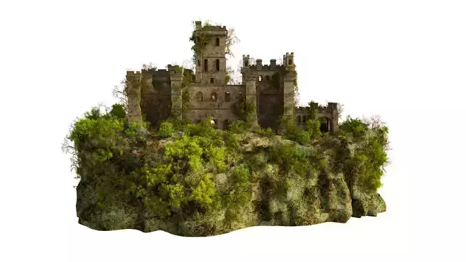 Lennox Castle Scotland 3D model