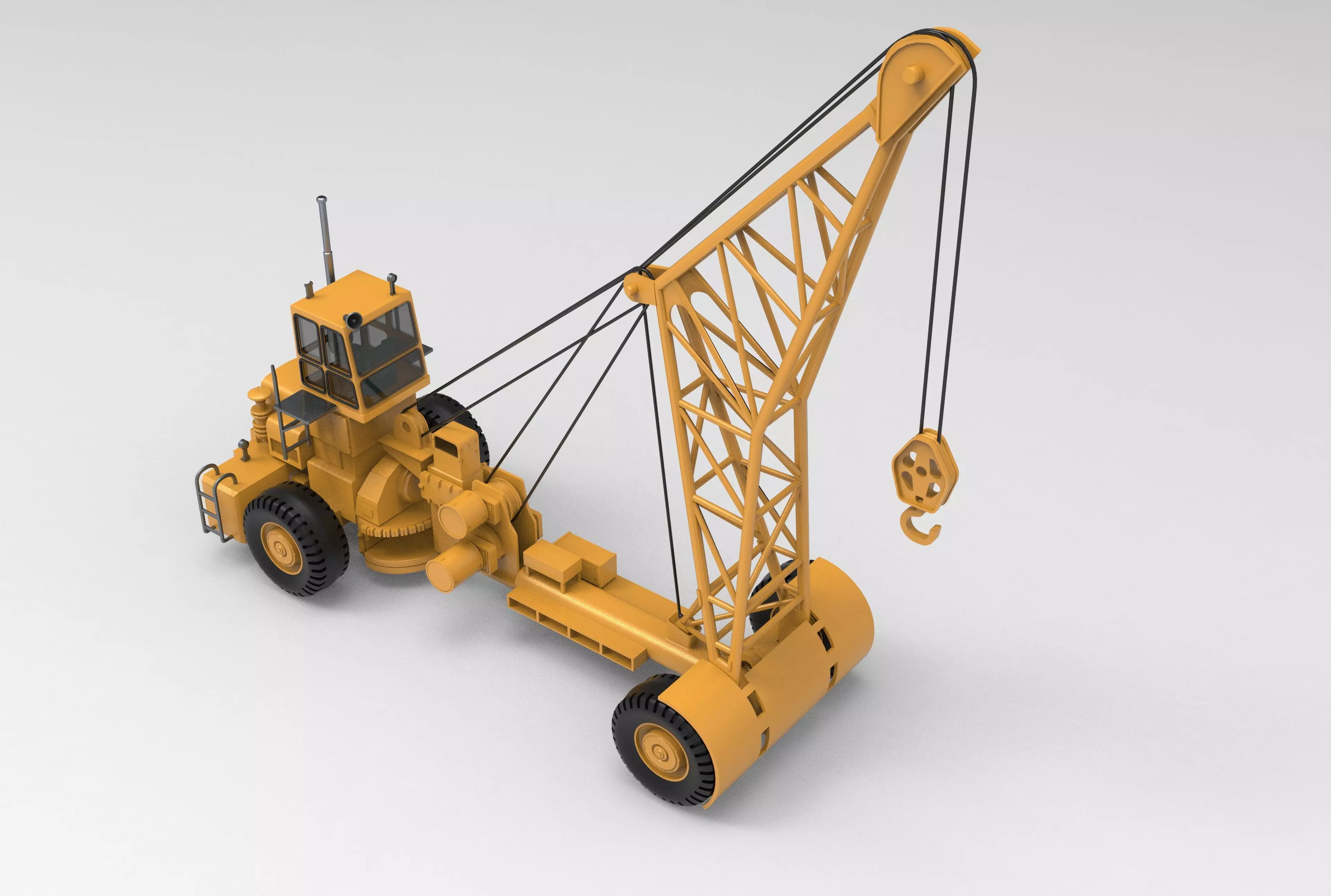 US Aircraft Recovery Carrier Crane NS1960  1 35 Scale 3D print model_24