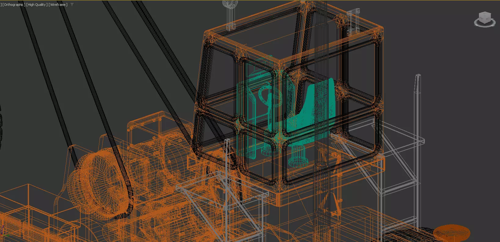 US Aircraft Recovery Carrier Crane NS1960  1 35 Scale 3D print model_19