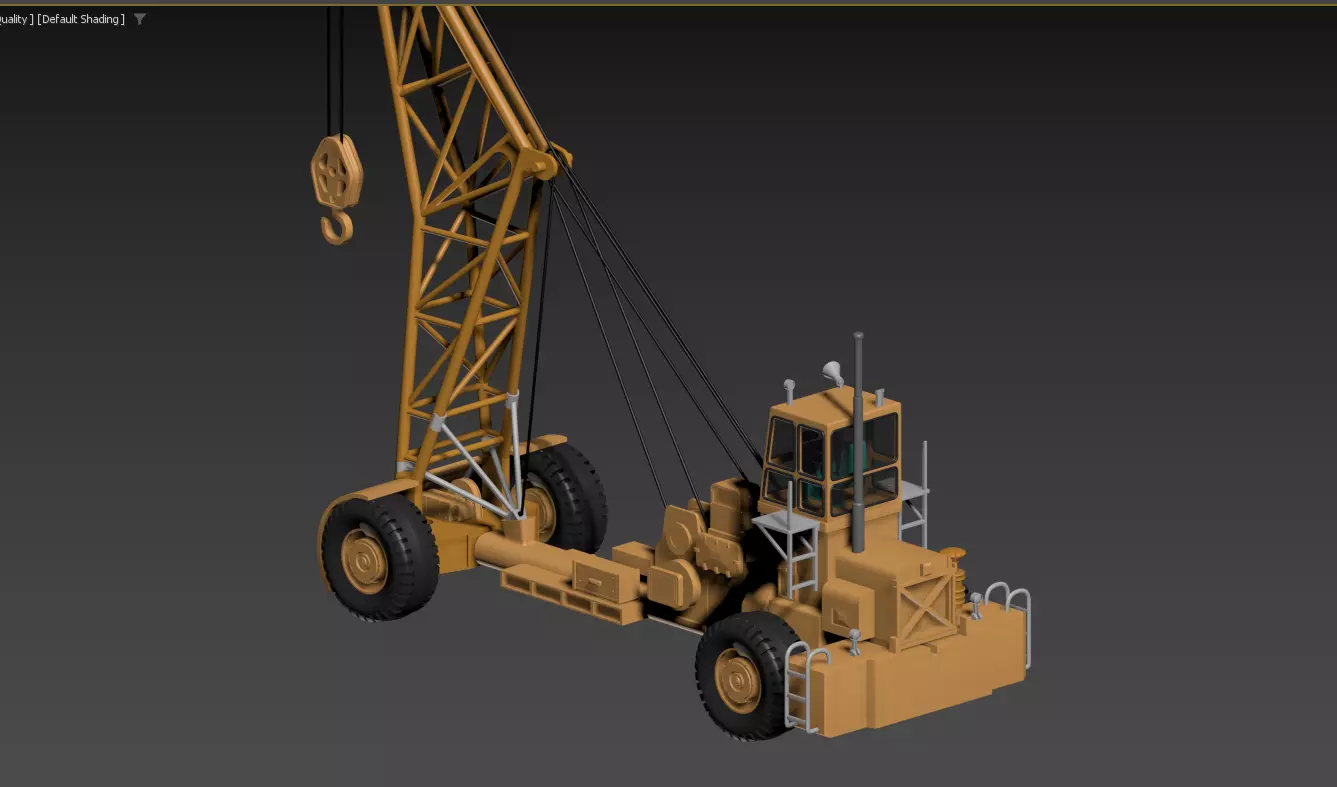 US Aircraft Recovery Carrier Crane NS1960  1 35 Scale 3D print model_16