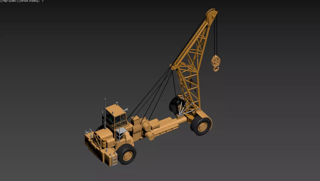 US Aircraft Recovery Carrier Crane NS1960  1 35 Scale 3D print model_13