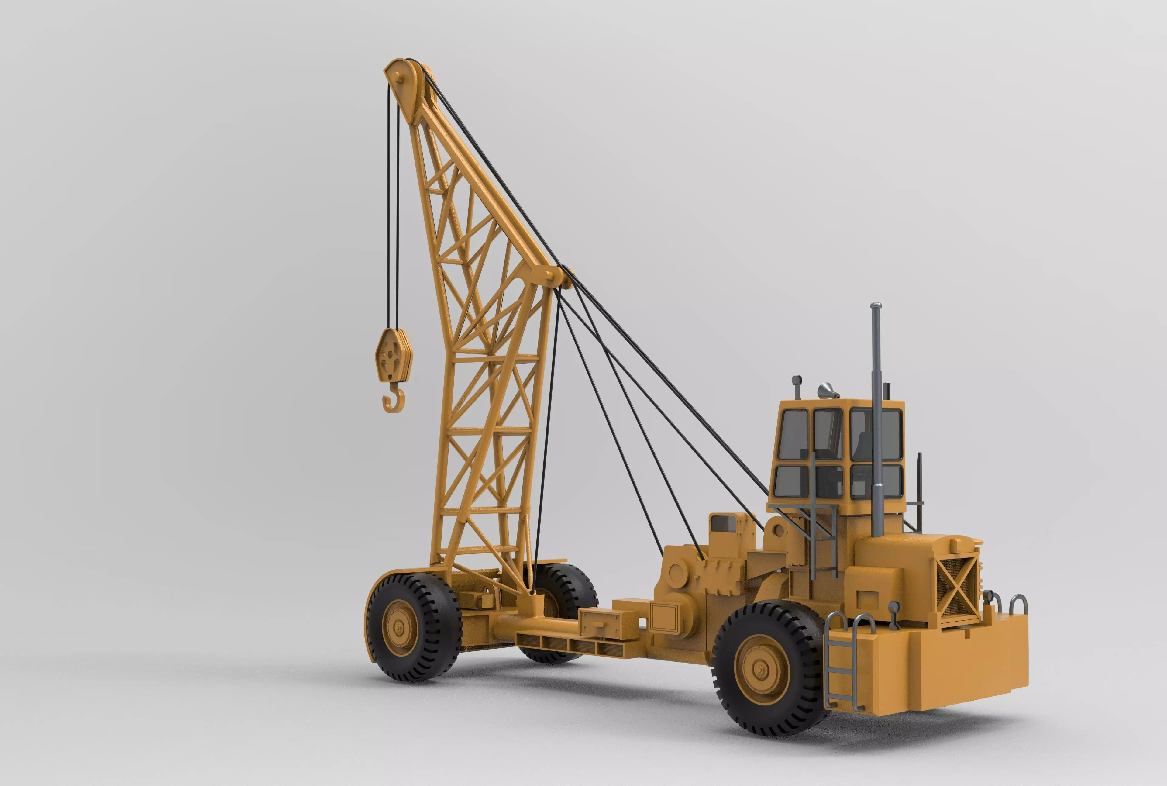 US Aircraft Recovery Carrier Crane NS1960  1 35 Scale 3D print model_2