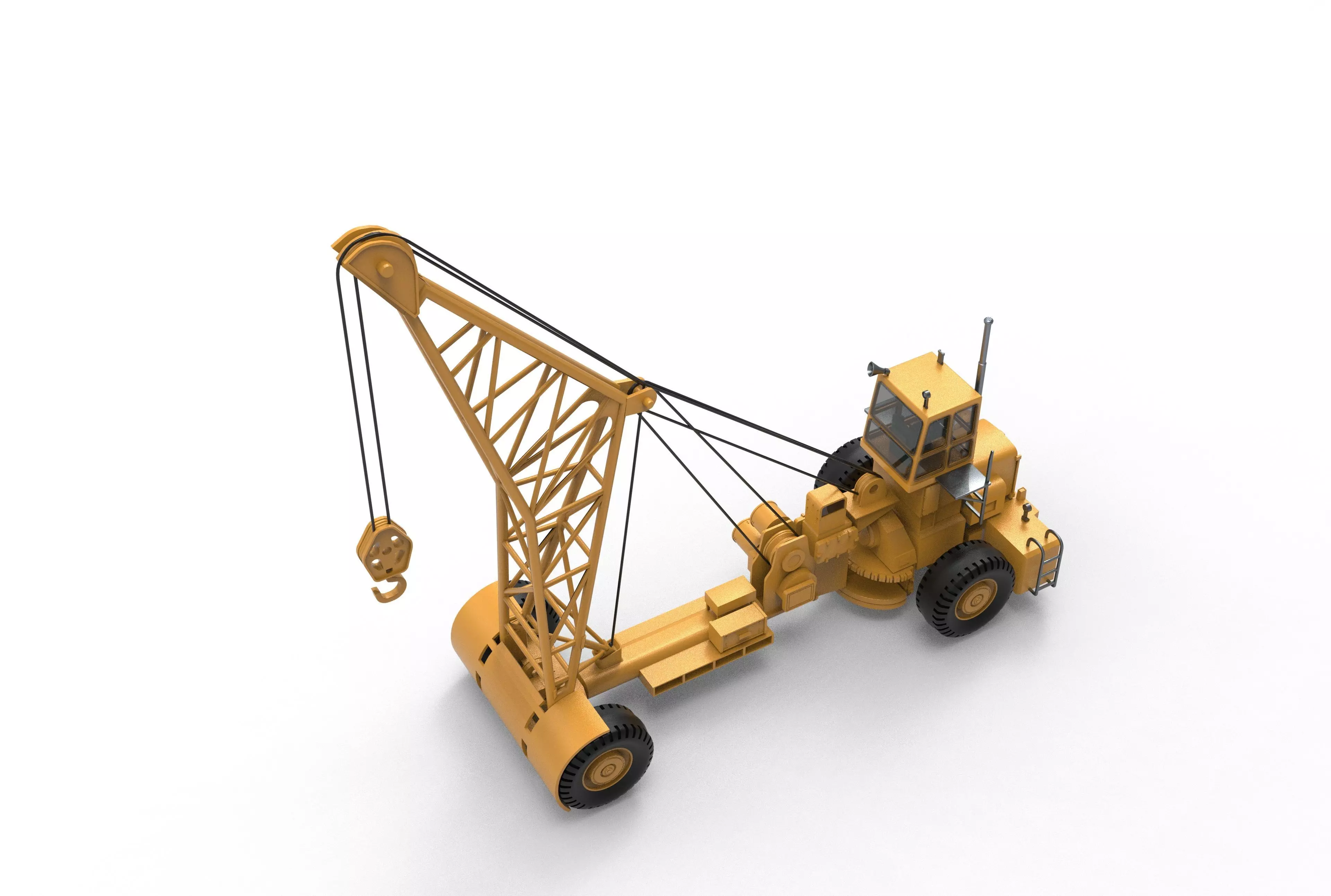 US Aircraft Recovery Carrier Crane NS1960  1 35 Scale 3D print model_0