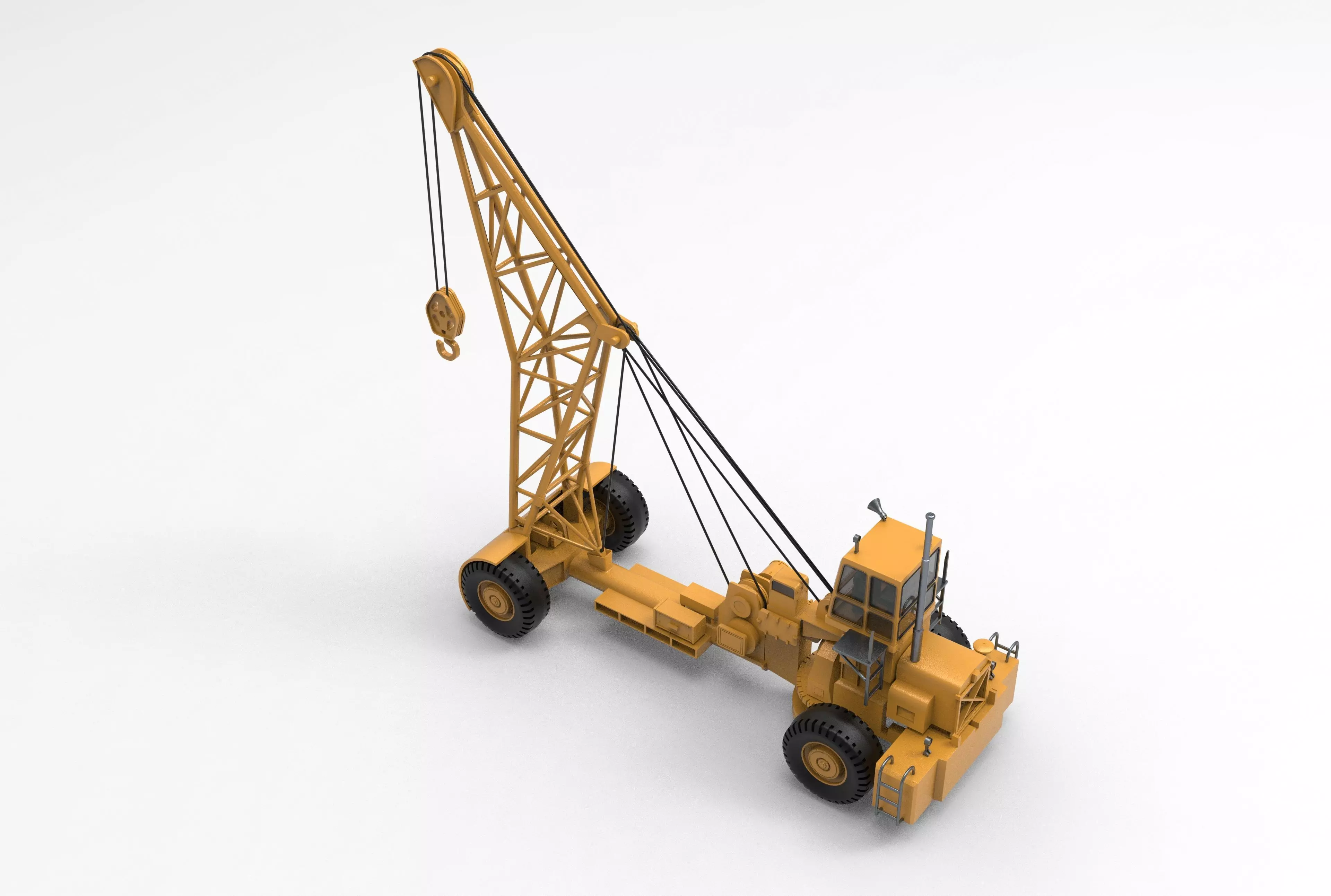 US Aircraft Recovery Carrier Crane NS1960  1 35 Scale 3D print model_4