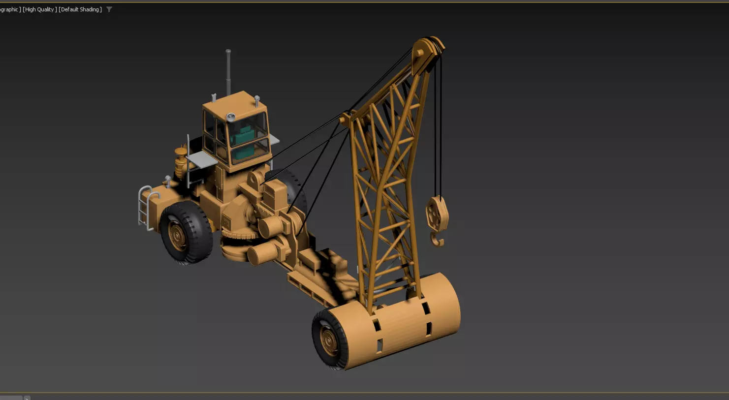 US Aircraft Recovery Carrier Crane NS1960  1 35 Scale 3D print model_22