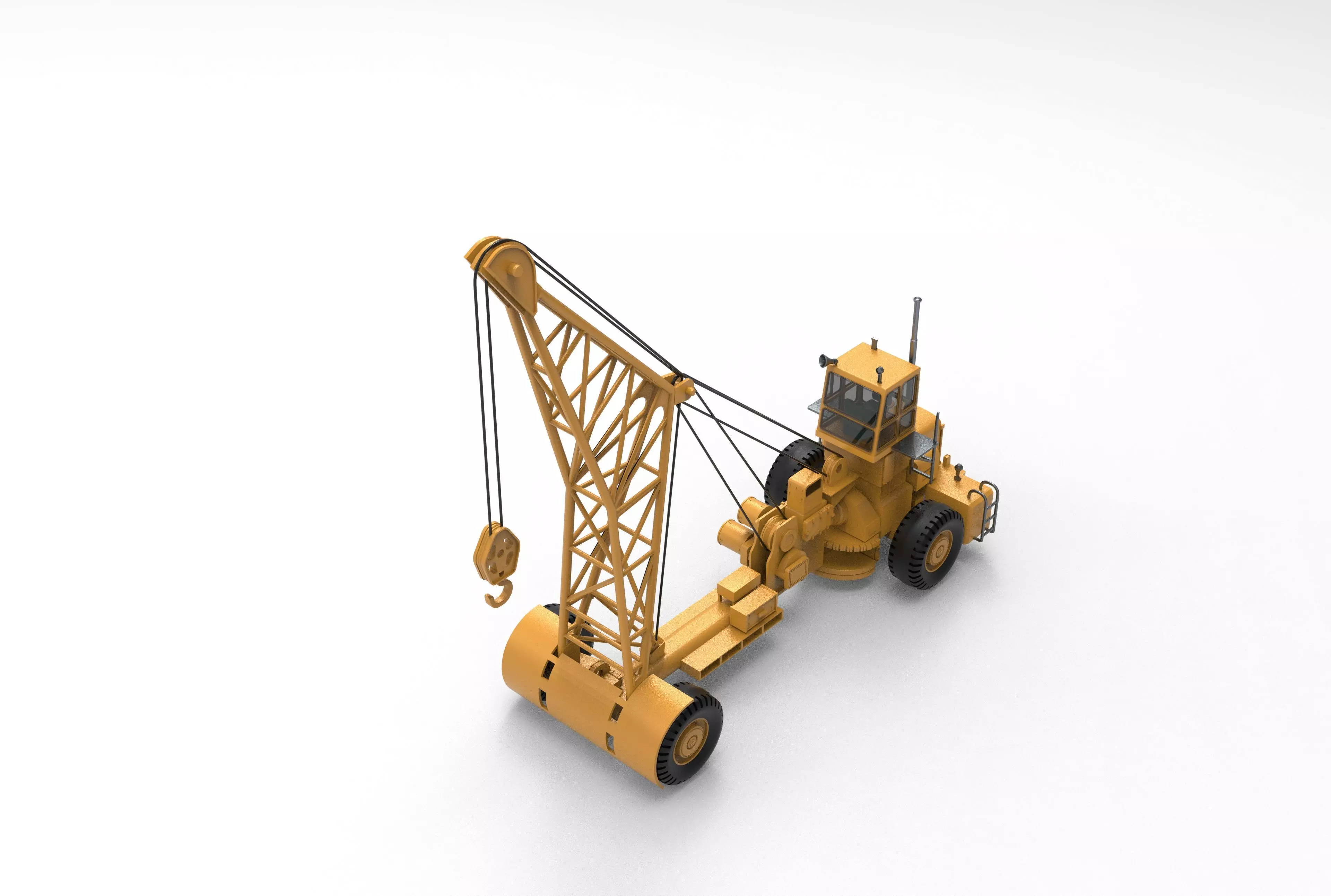 US Aircraft Recovery Carrier Crane NS1960  1 35 Scale 3D print model_6