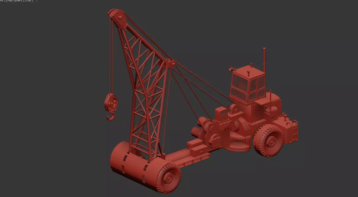 US Aircraft Recovery Carrier Crane NS1960  1 35 Scale 3D print model_10