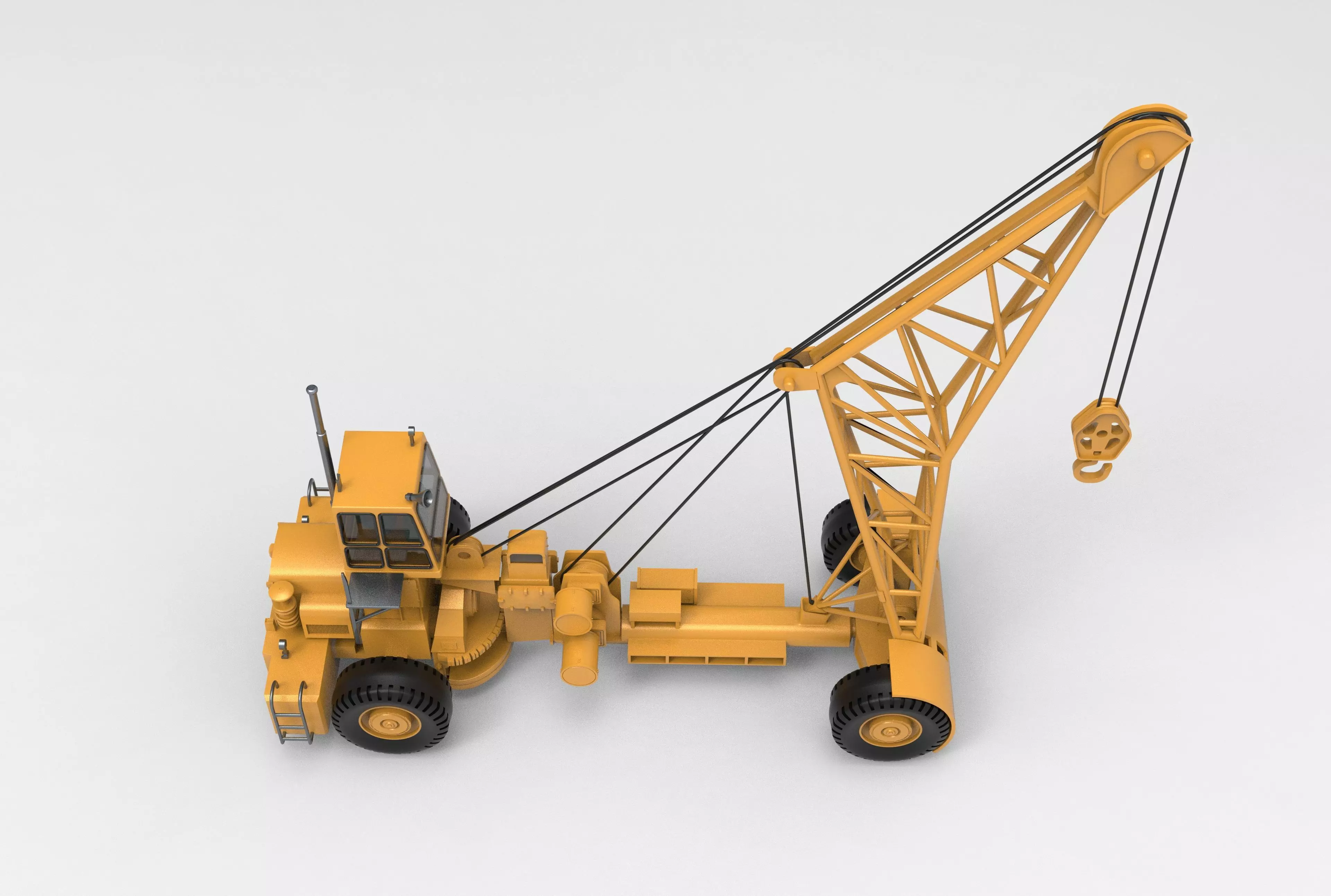 US Aircraft Recovery Carrier Crane NS1960  1 35 Scale 3D print model_5