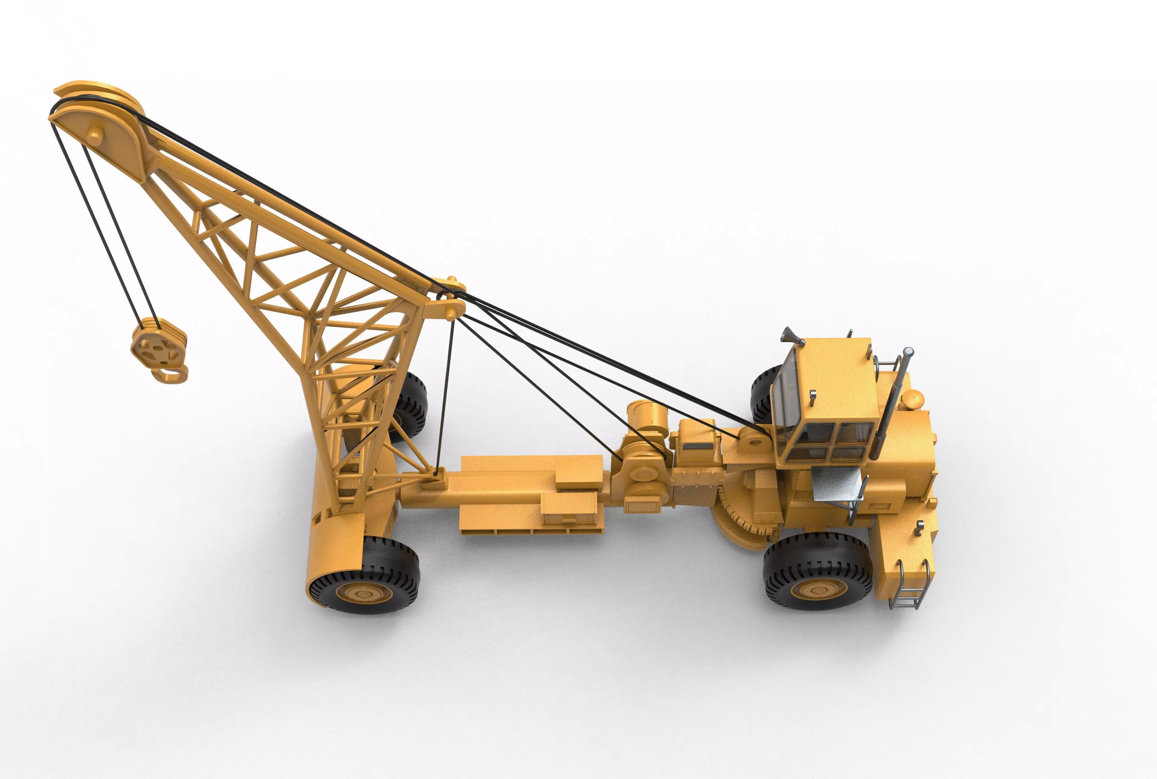 US Aircraft Recovery Carrier Crane NS1960  1 35 Scale 3D print model_7