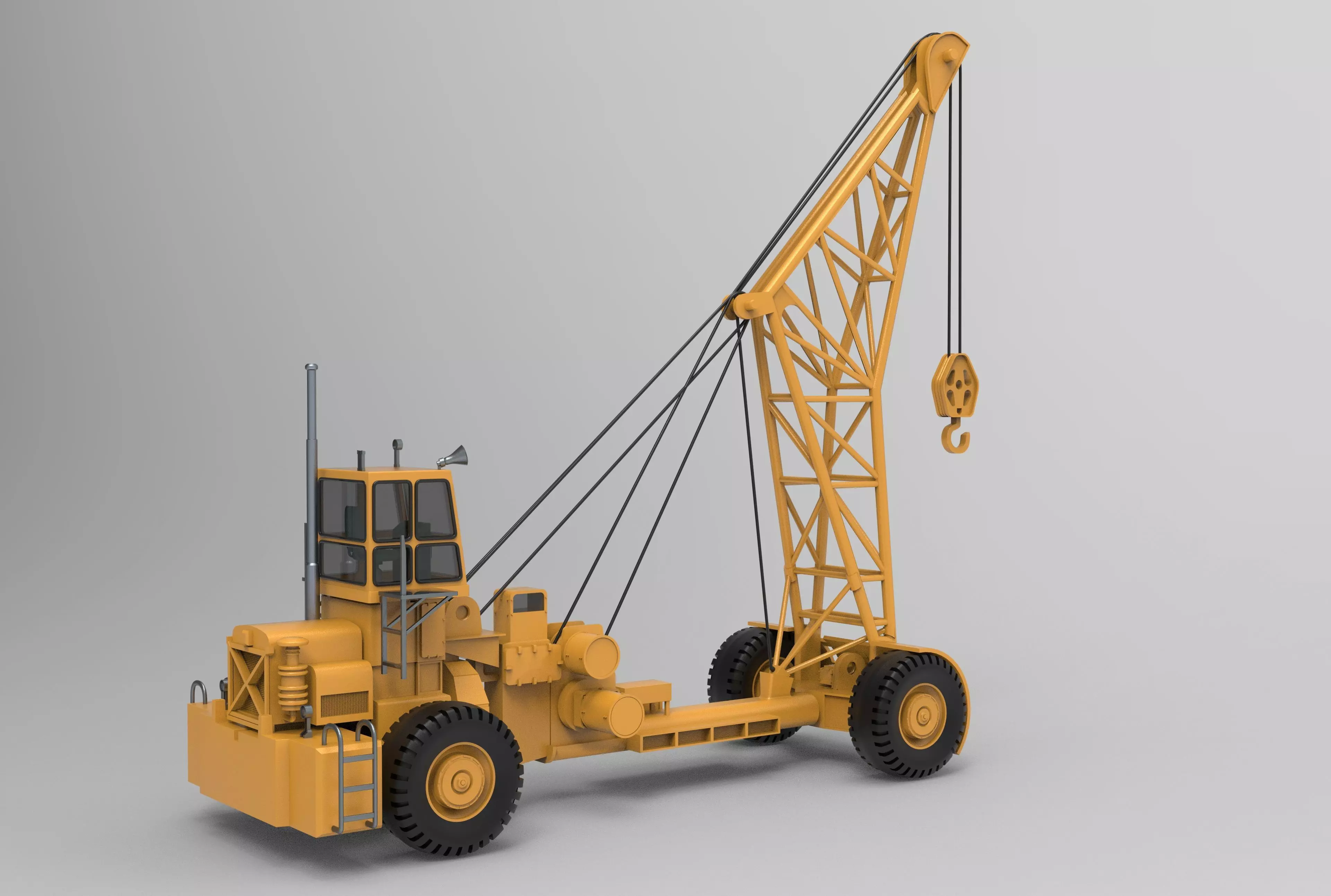 US Aircraft Recovery Carrier Crane NS1960  1 35 Scale 3D print model_3