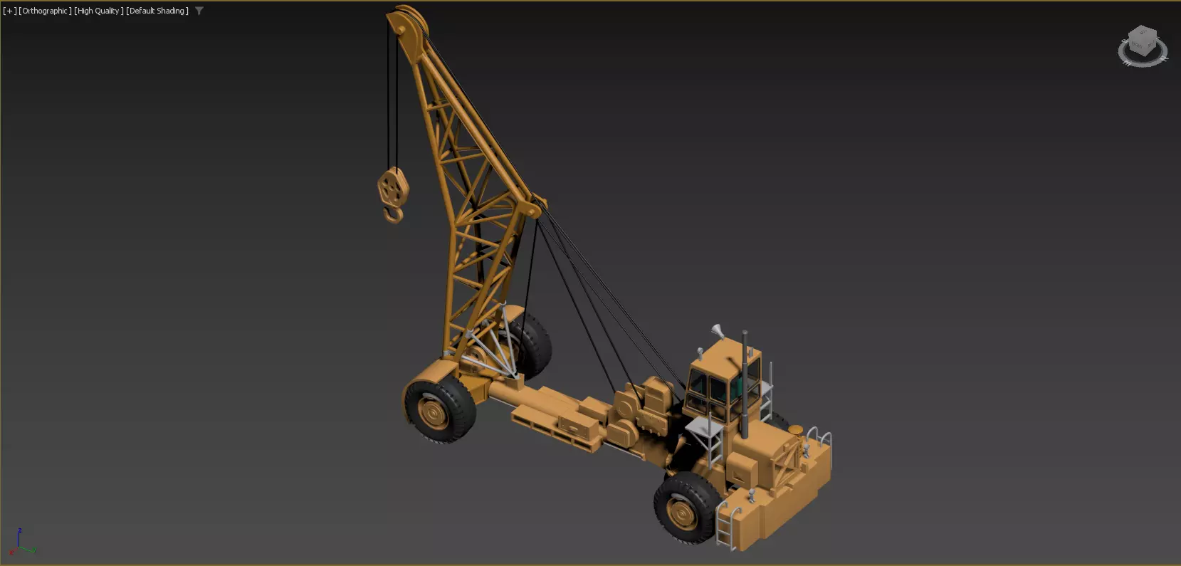 US Aircraft Recovery Carrier Crane NS1960  1 35 Scale 3D print model_20