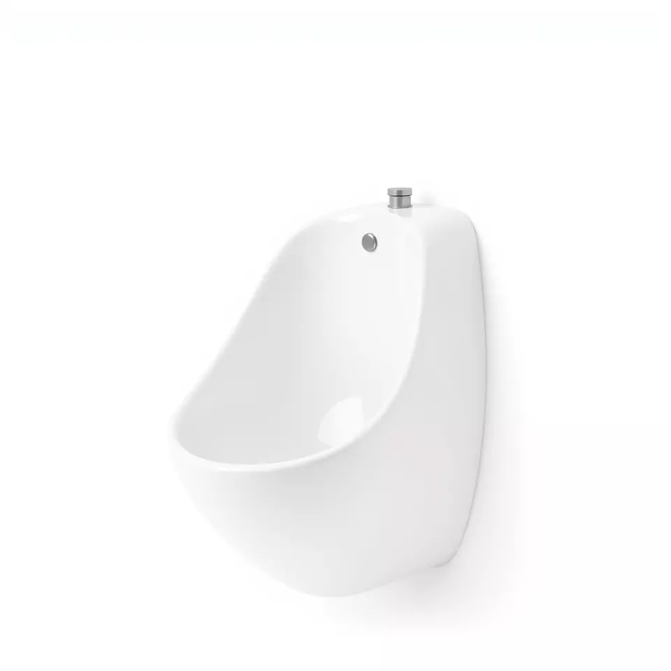 Modern White Urinal model pack Low-poly 3D model_2