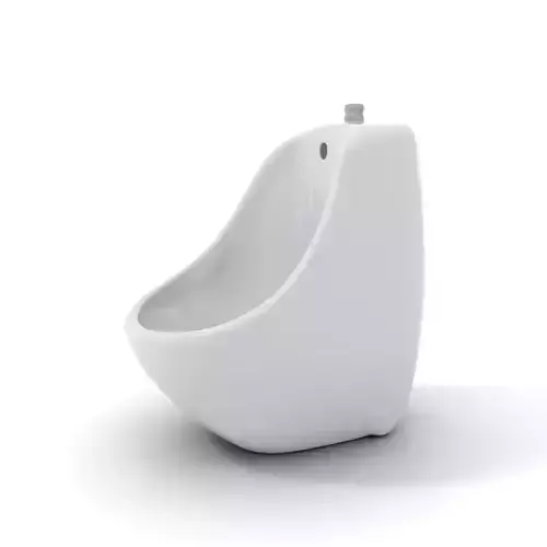 Modern White Urinal model pack Low-poly 3D model