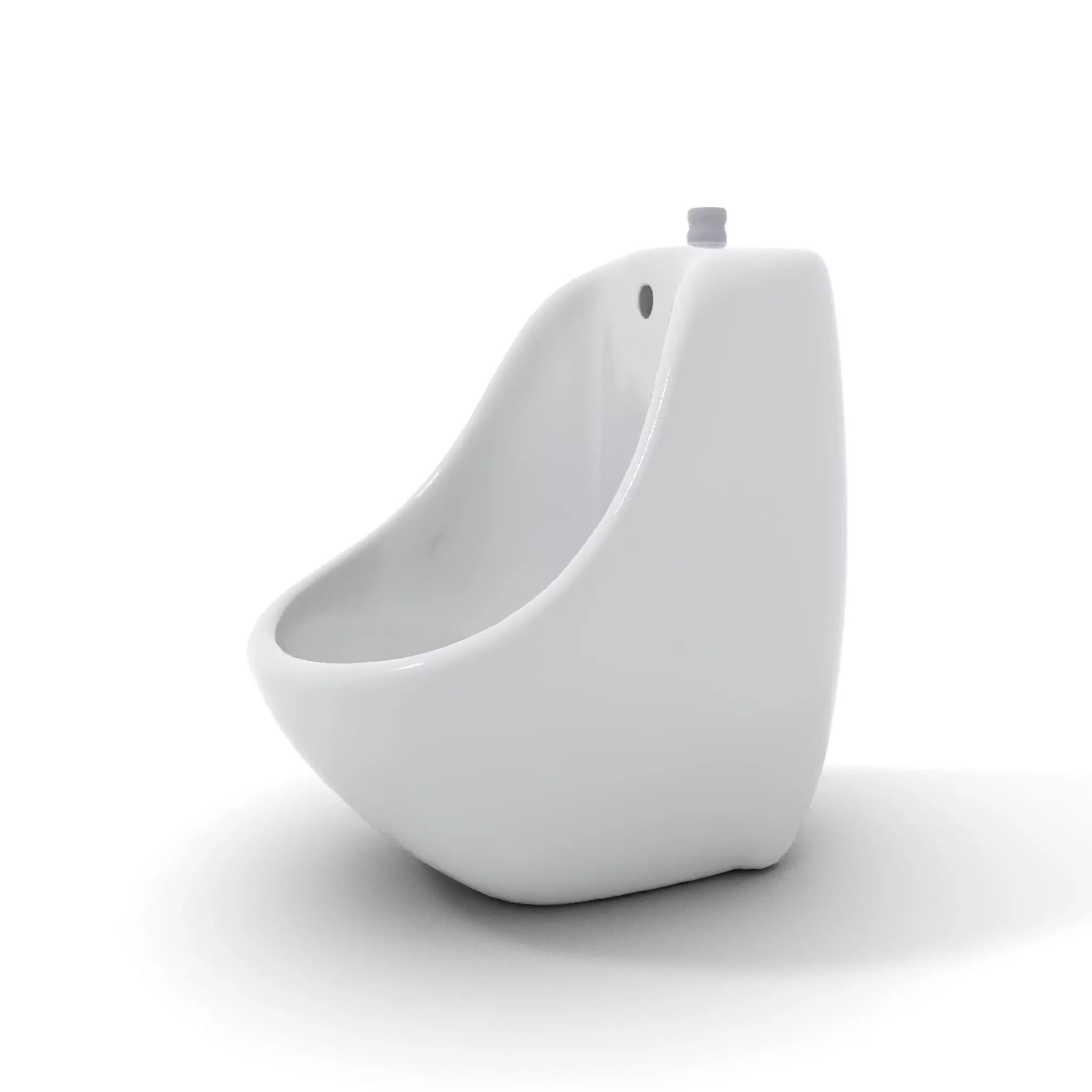 Modern White Urinal model pack Low-poly 3D model_6