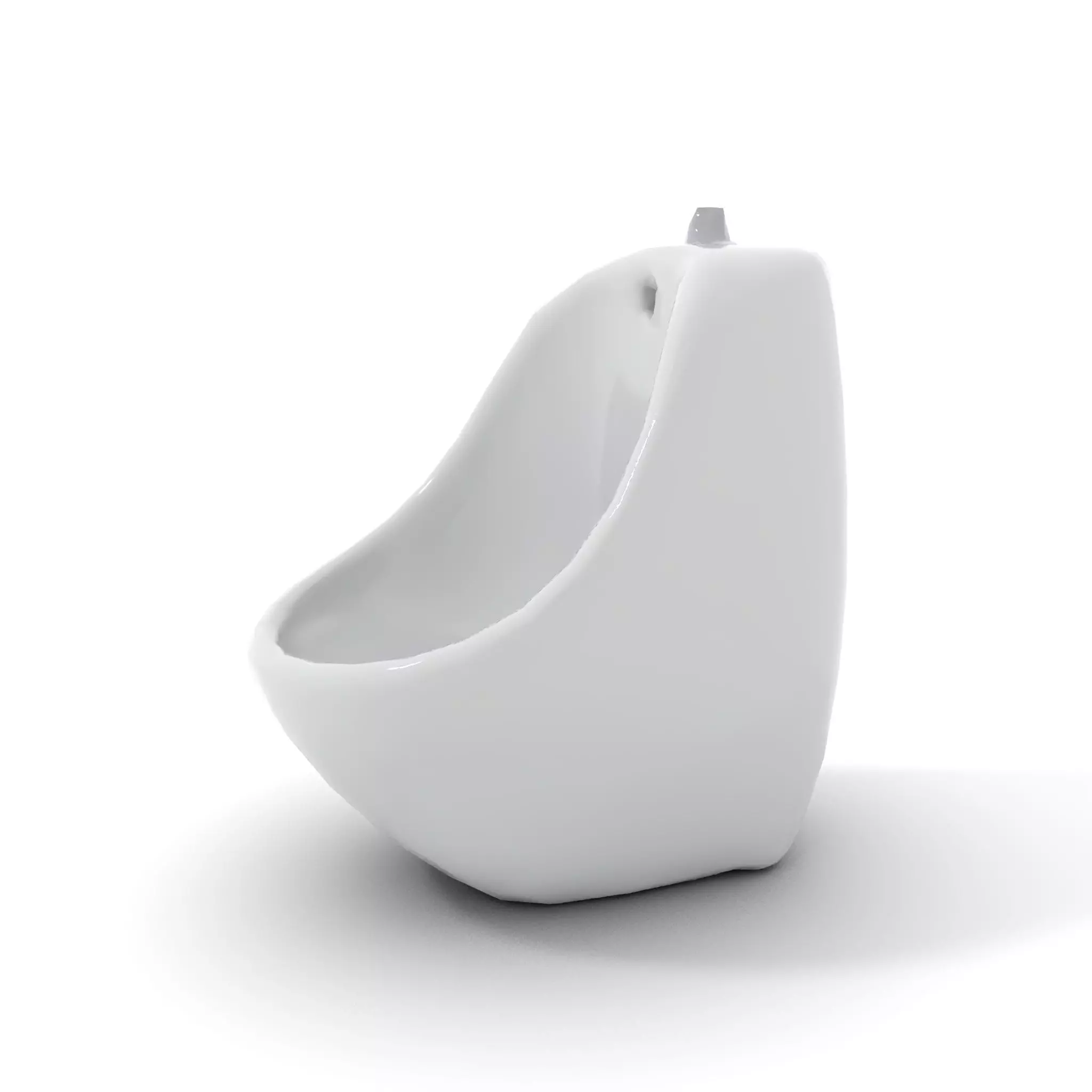 Modern White Urinal model pack Low-poly 3D model_17