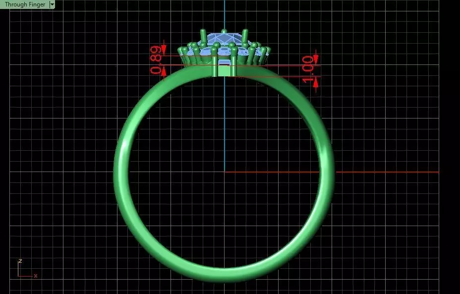 Full-set Jewelry model - Azure Symphony for Her 3D print model_17