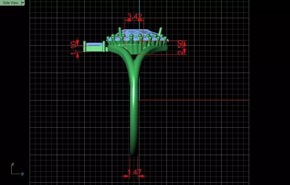 Full-set Jewelry model - Azure Symphony for Her 3D print model_18