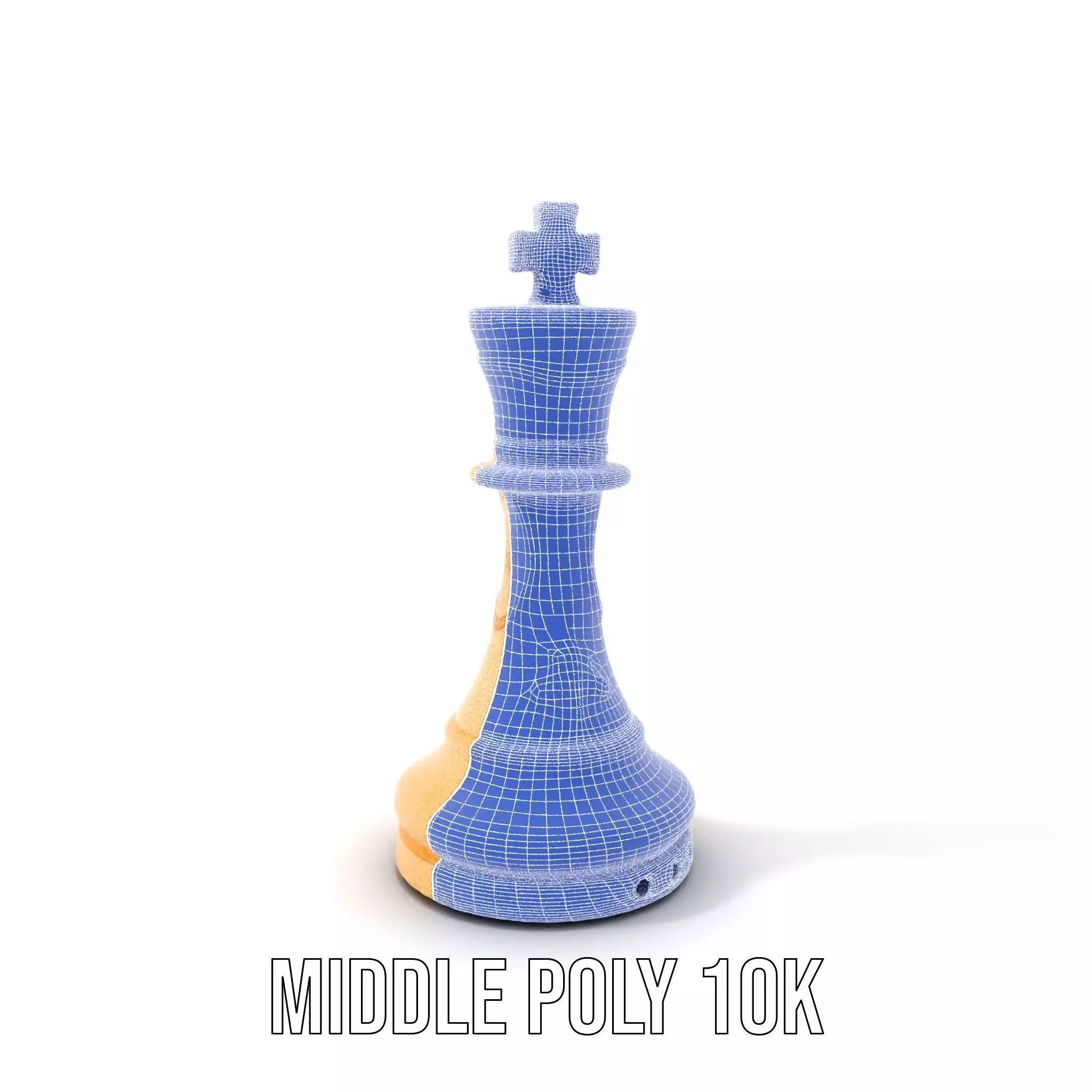 Ivory Chess King model pack Low-poly 3D model_17