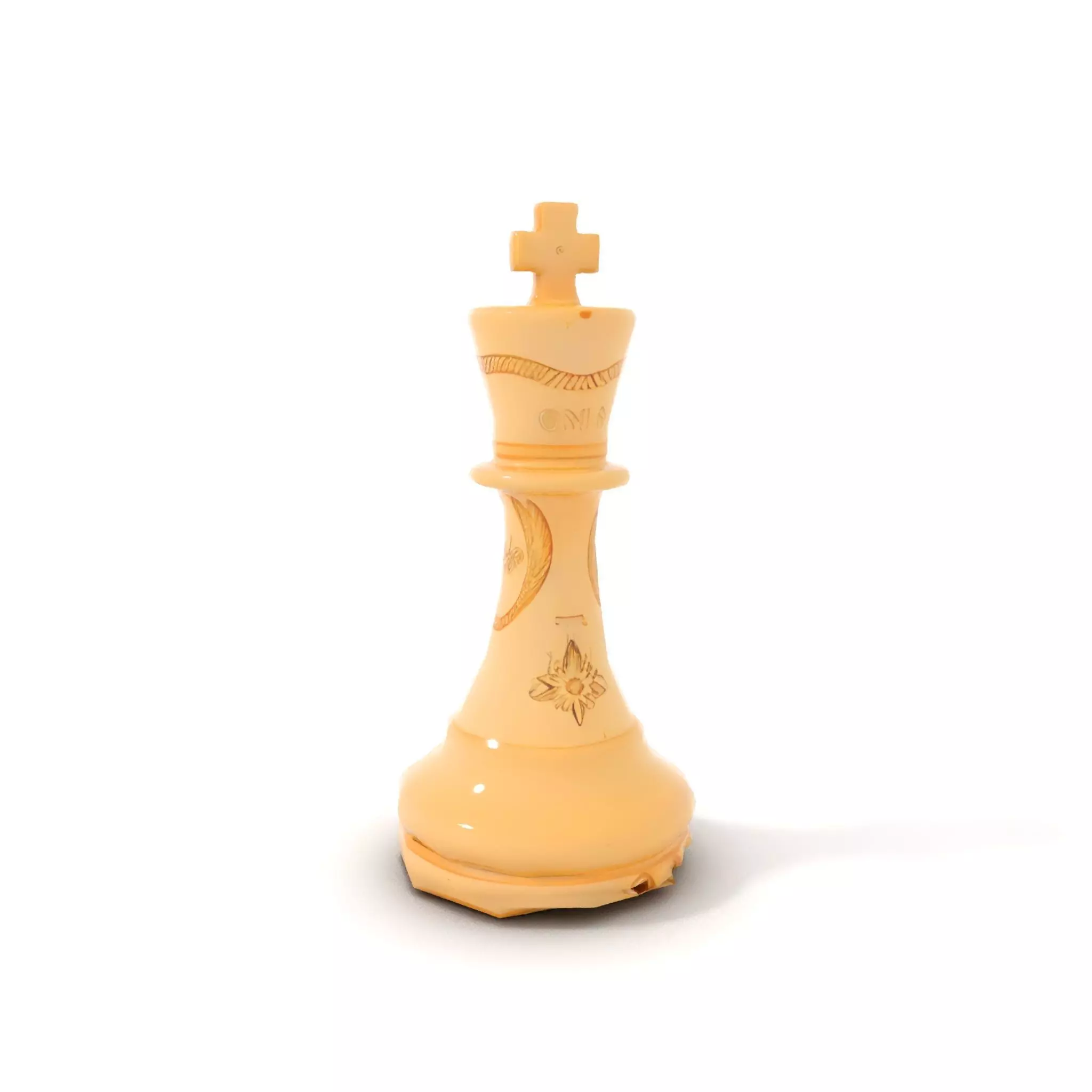 Ivory Chess King model pack Low-poly 3D model_7