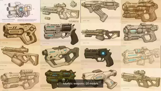 futuristic weapons