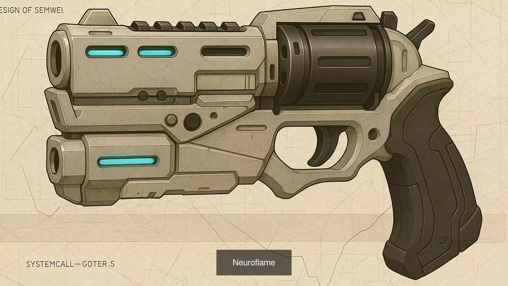 futuristic weapons 3D Model Collection_8