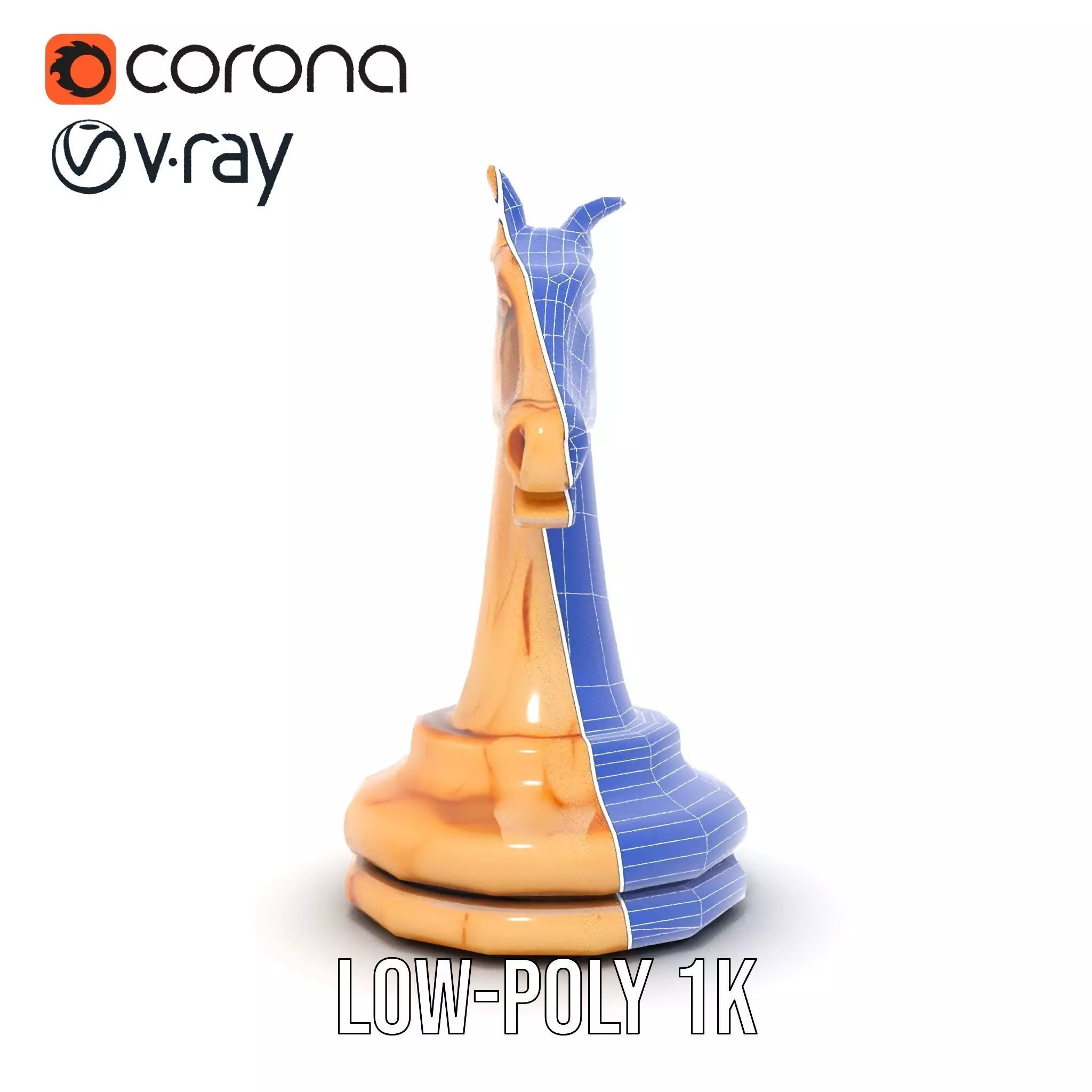 Elegant Ivory Knight model pack Low-poly 3D model_22