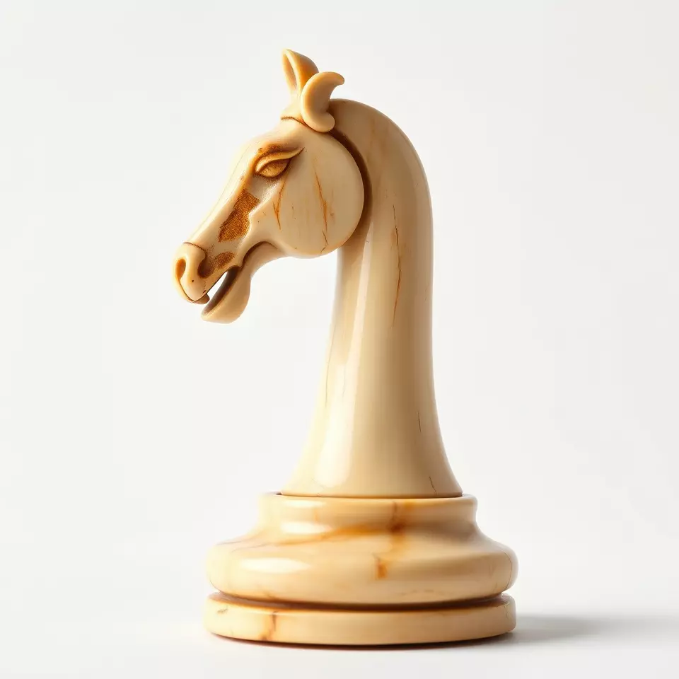 Elegant Ivory Knight model pack Low-poly 3D model_2