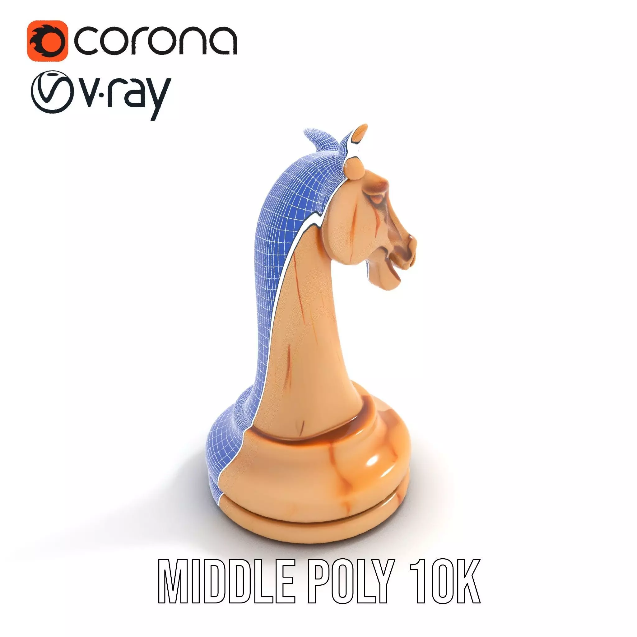 Elegant Ivory Knight model pack Low-poly 3D model_27