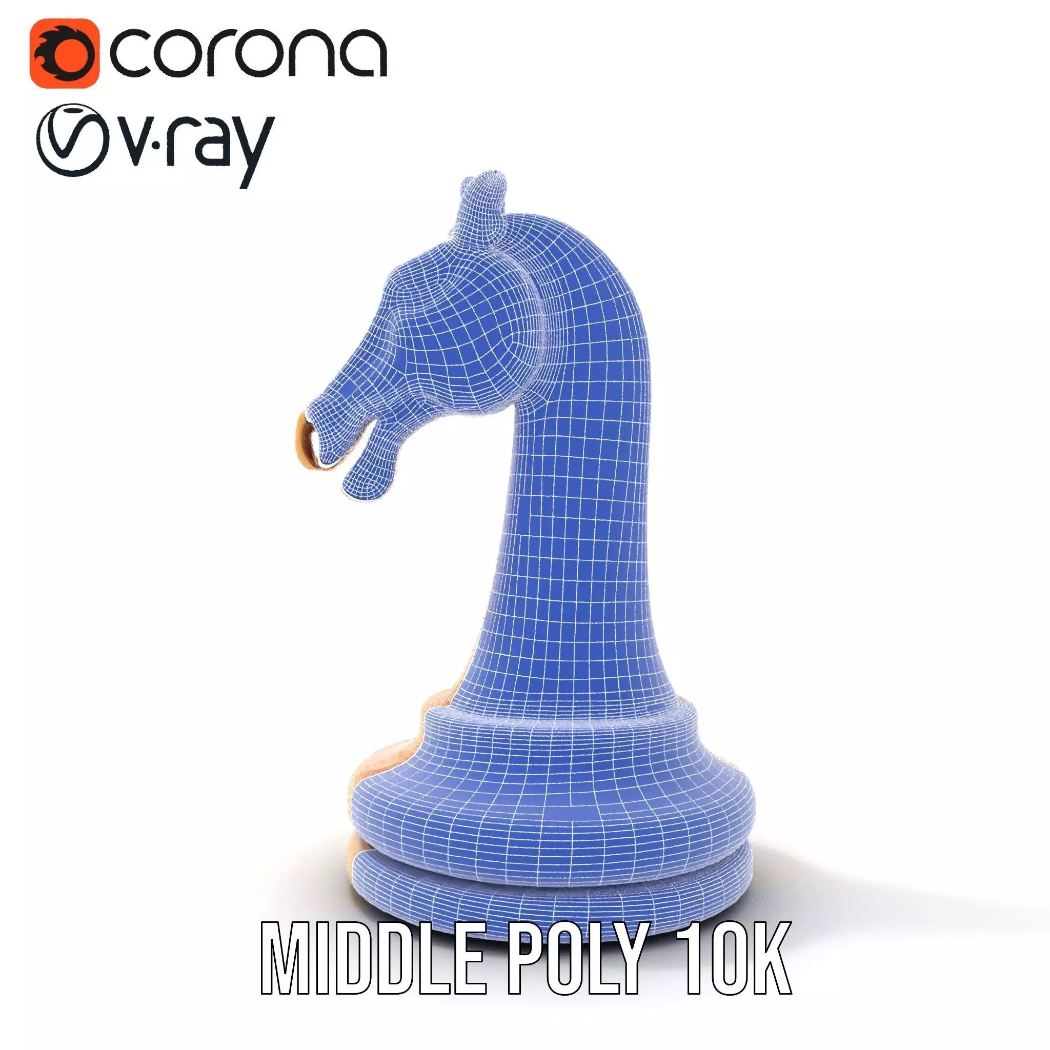 Elegant Ivory Knight model pack Low-poly 3D model_24