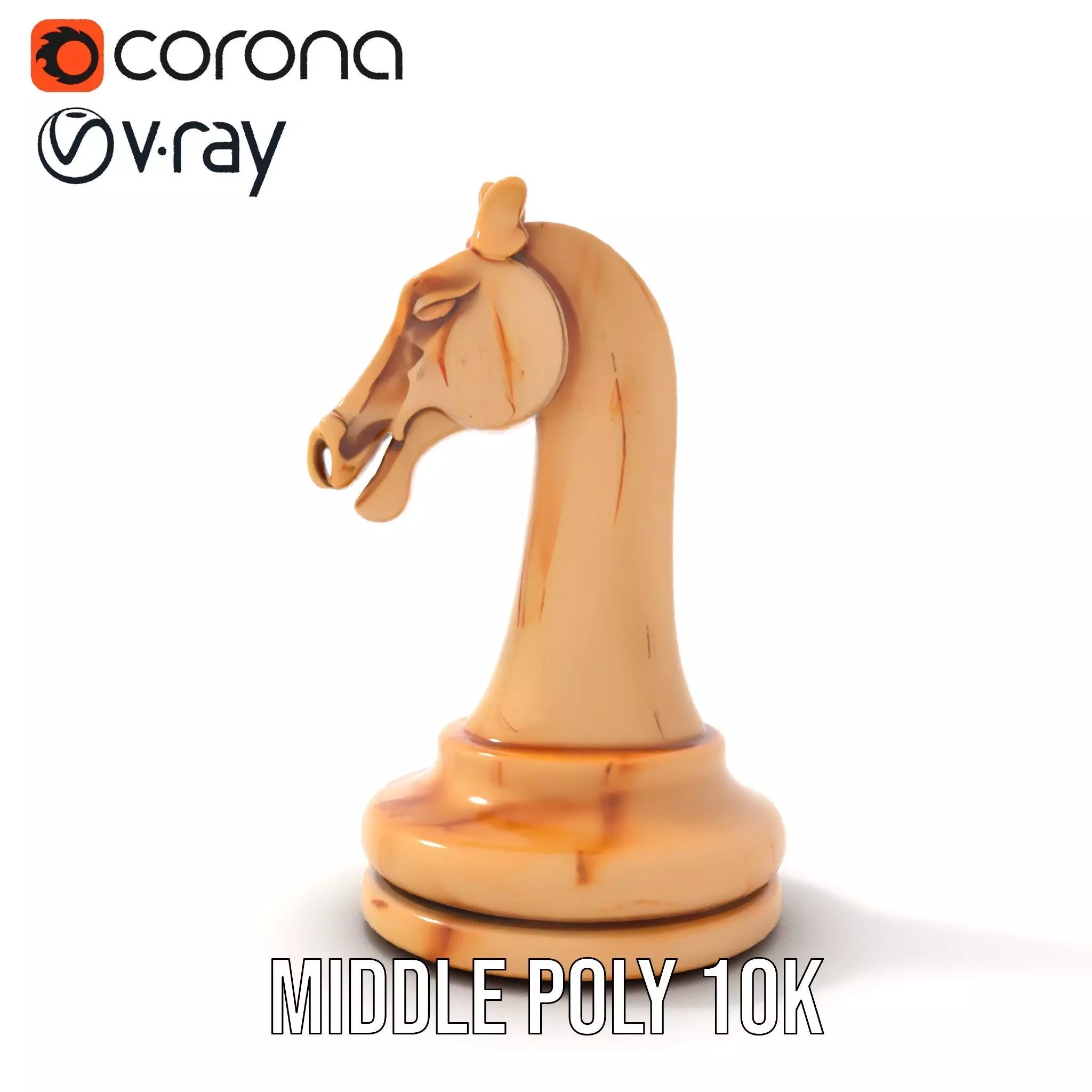 Elegant Ivory Knight model pack Low-poly 3D model_13