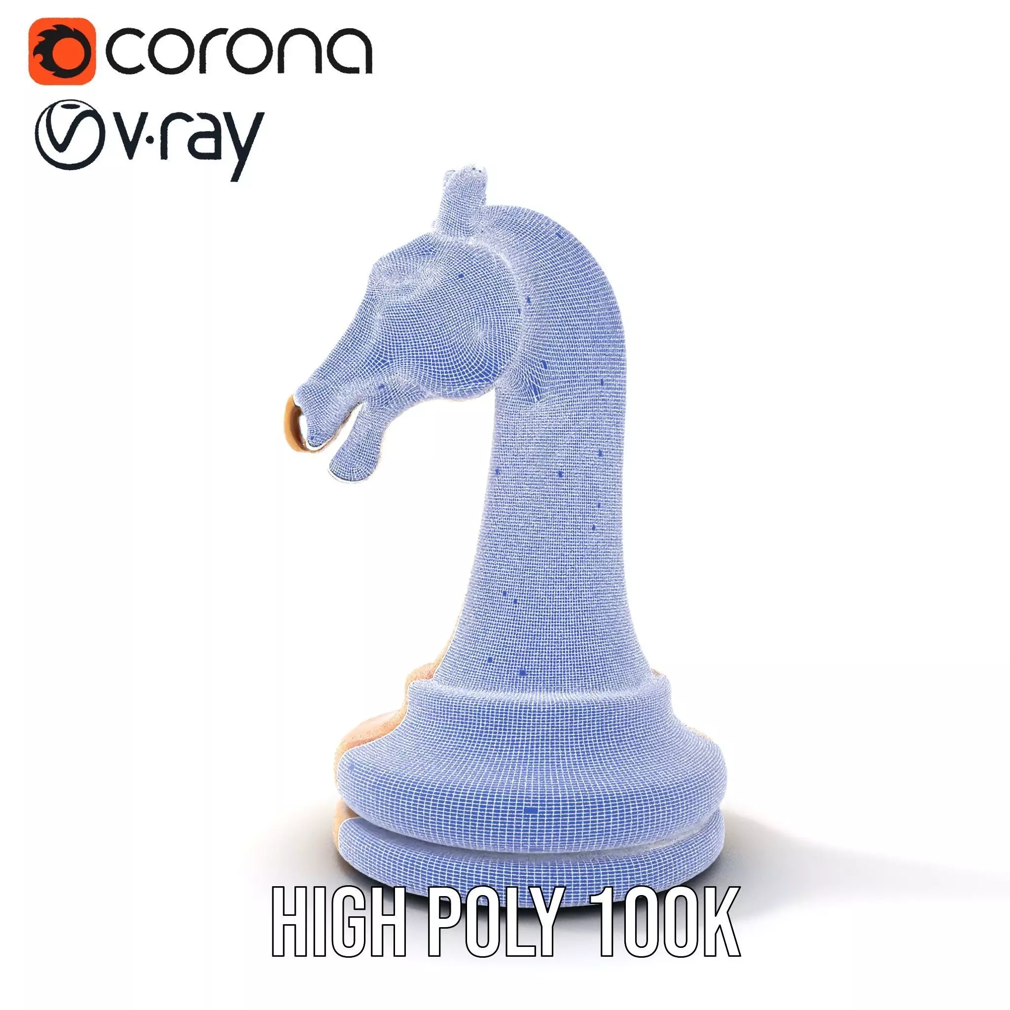 Elegant Ivory Knight model pack Low-poly 3D model_29