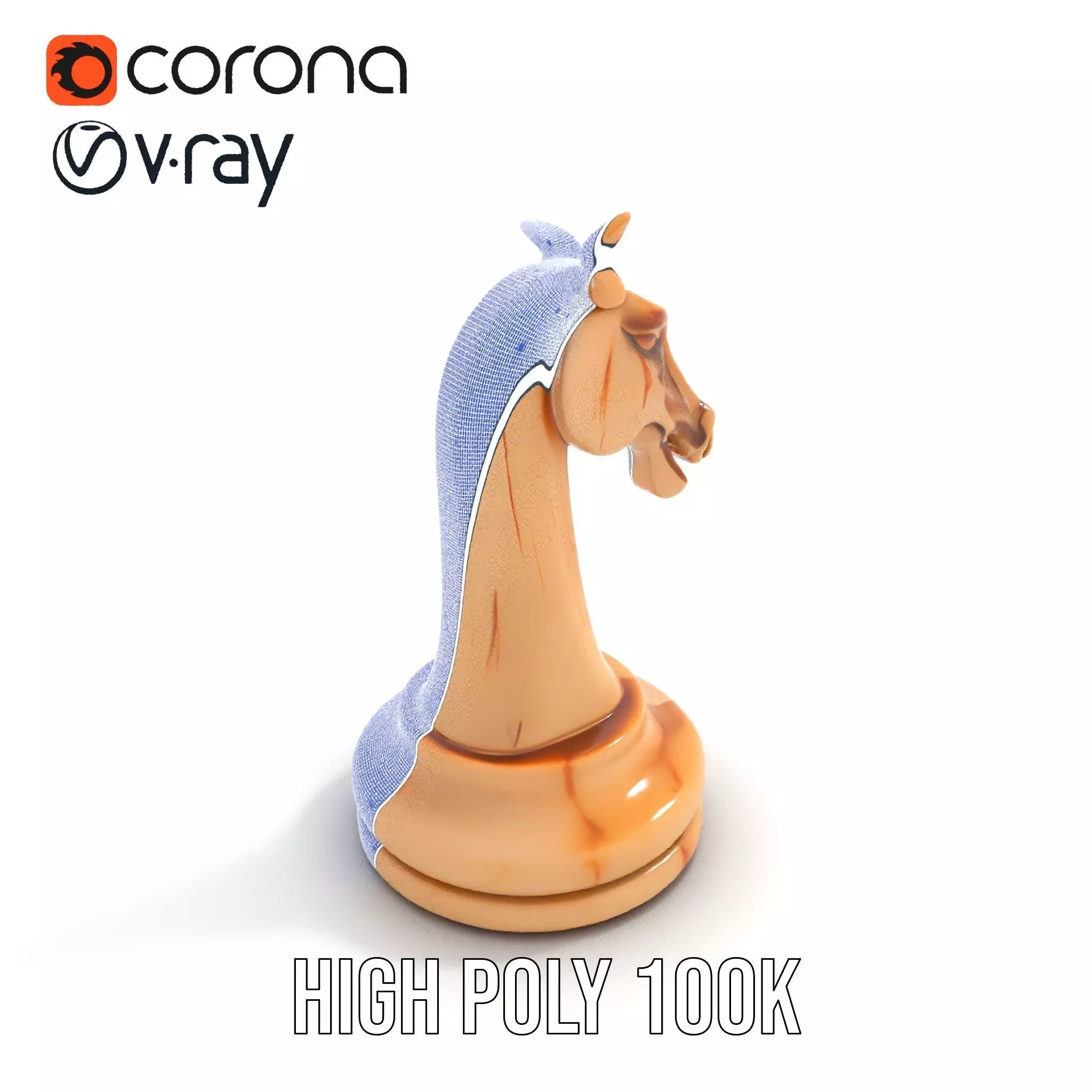 Elegant Ivory Knight model pack Low-poly 3D model_33