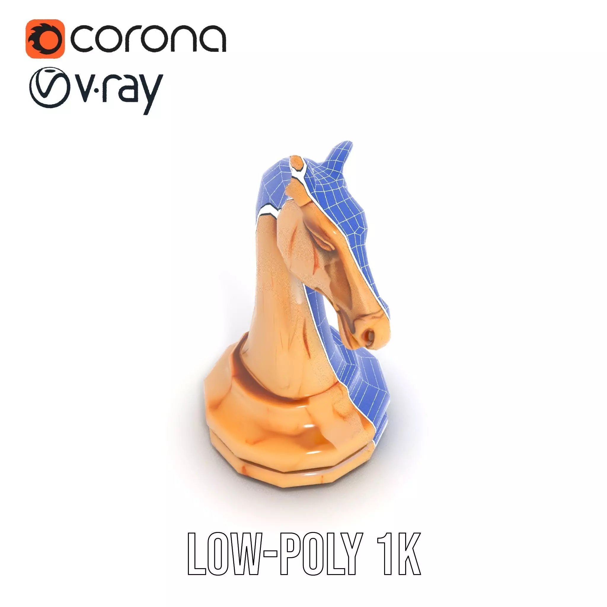 Elegant Ivory Knight model pack Low-poly 3D model_12