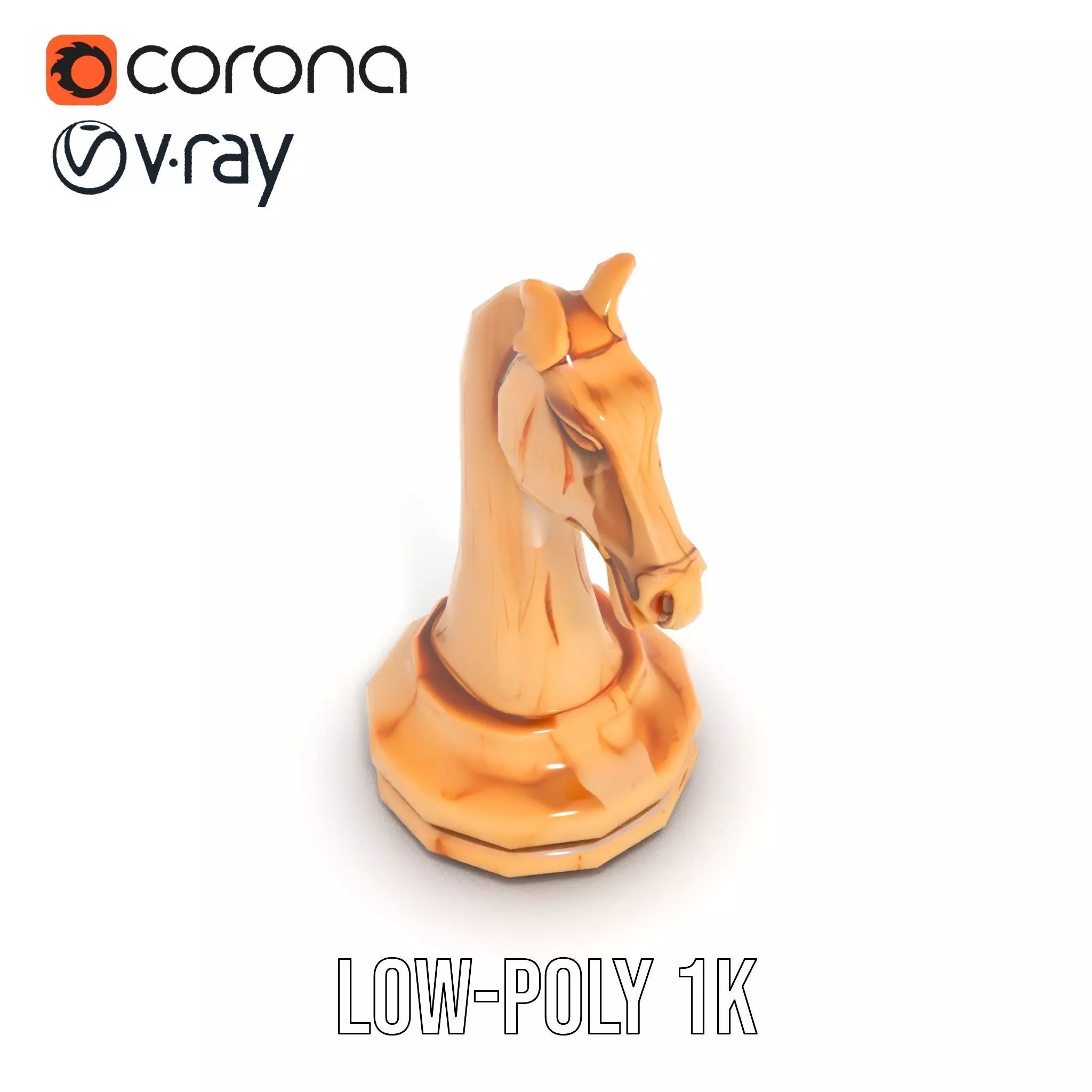 Elegant Ivory Knight model pack Low-poly 3D model_28