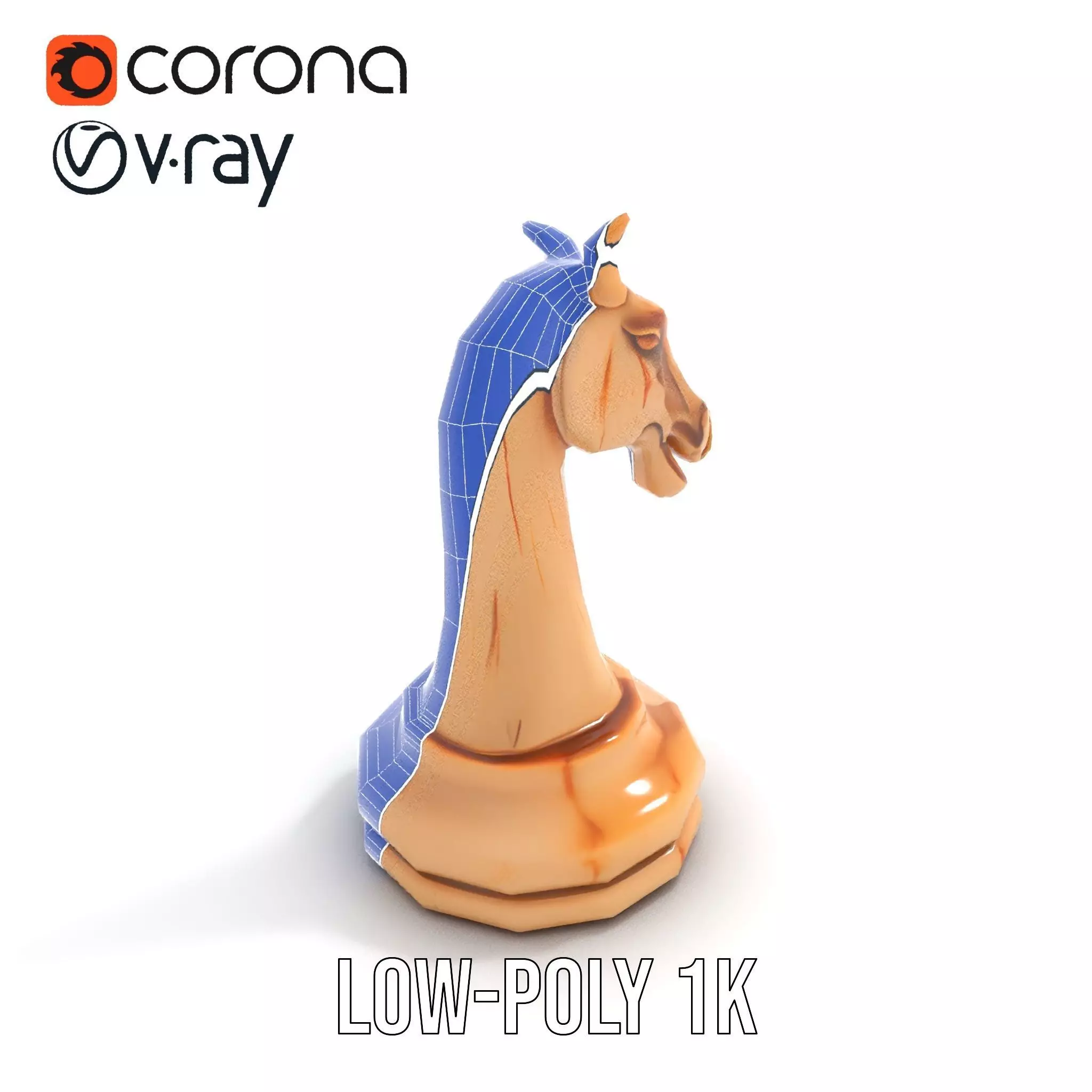 Elegant Ivory Knight model pack Low-poly 3D model_19