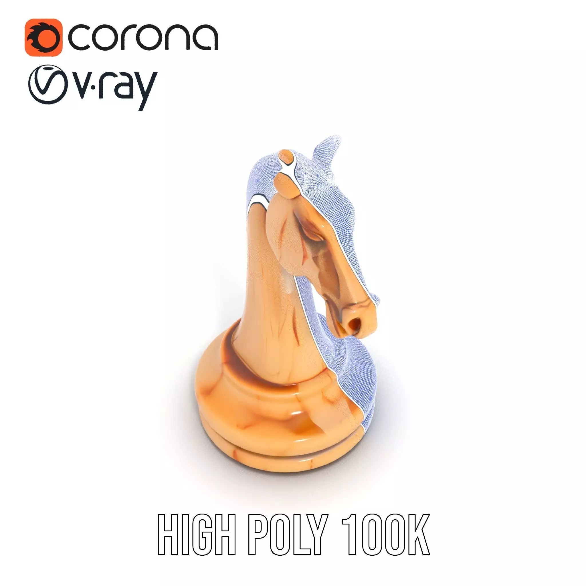 Elegant Ivory Knight model pack Low-poly 3D model_32