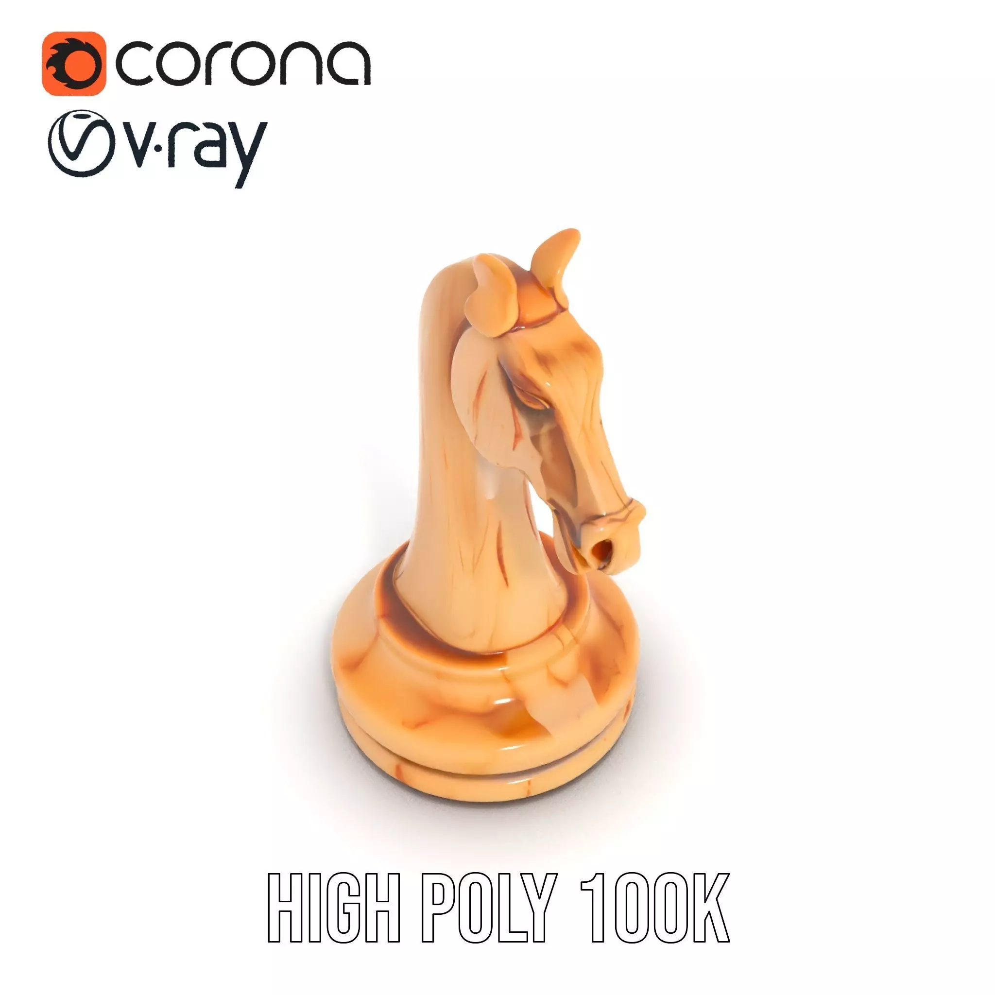 Elegant Ivory Knight model pack Low-poly 3D model_15