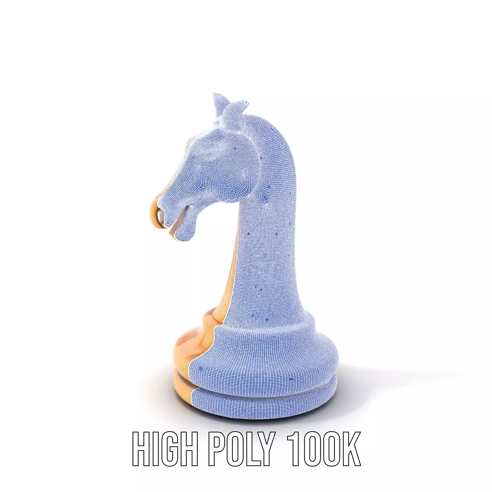 Elegant Ivory Knight model pack Low-poly 3D model_4