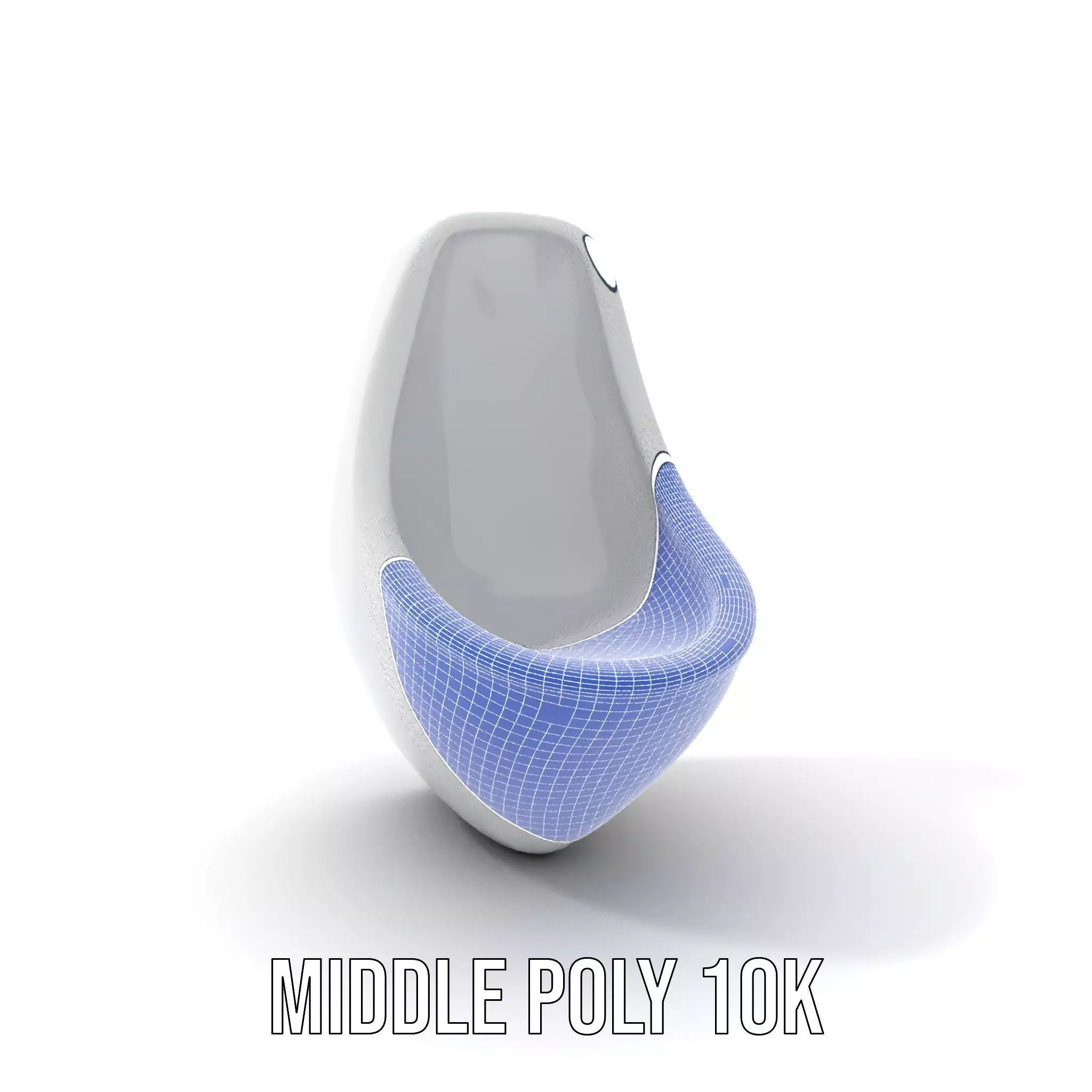 Sleek White Urinal model pack Low-poly 3D model_15