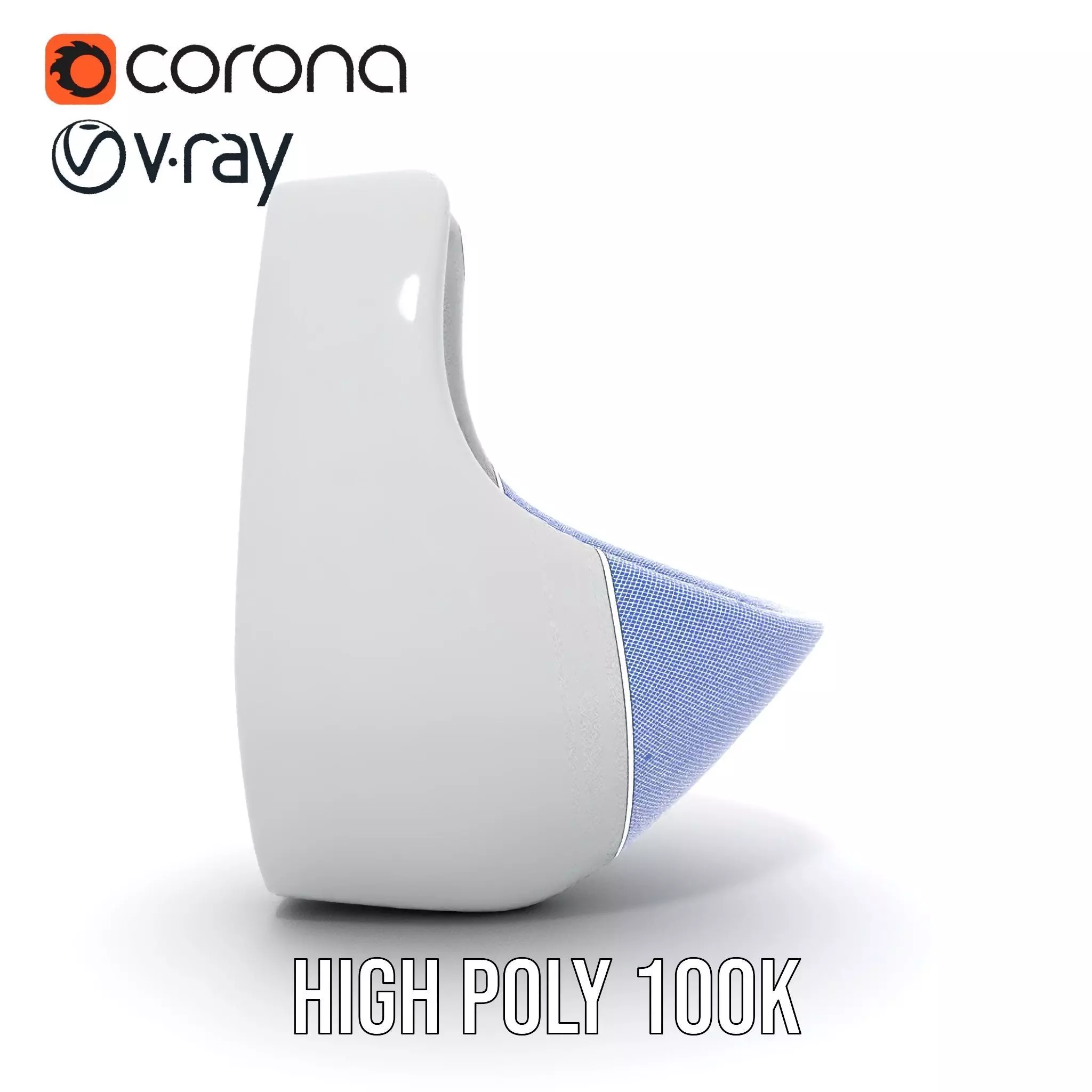 Sleek White Urinal model pack Low-poly 3D model_33