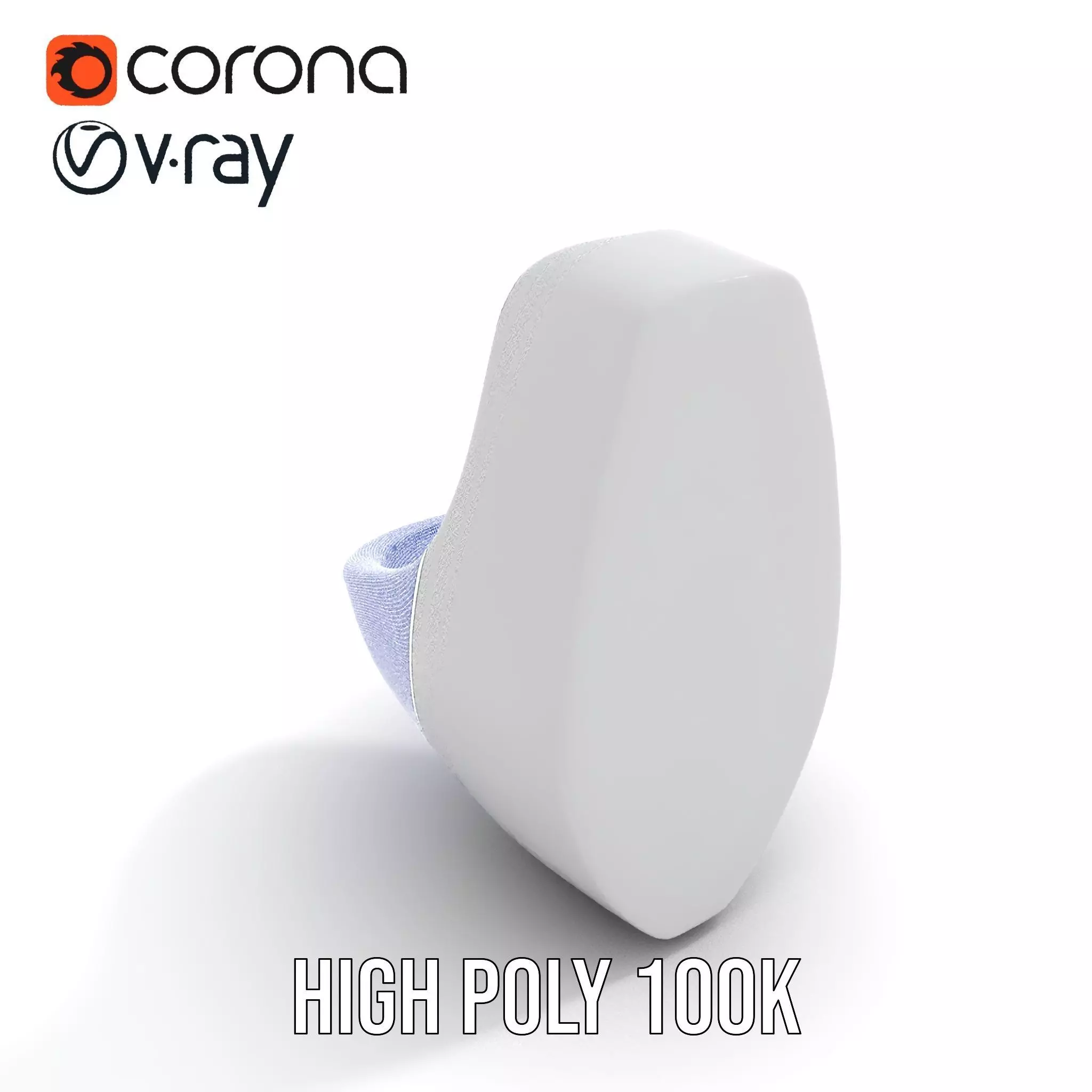 Sleek White Urinal model pack Low-poly 3D model_23