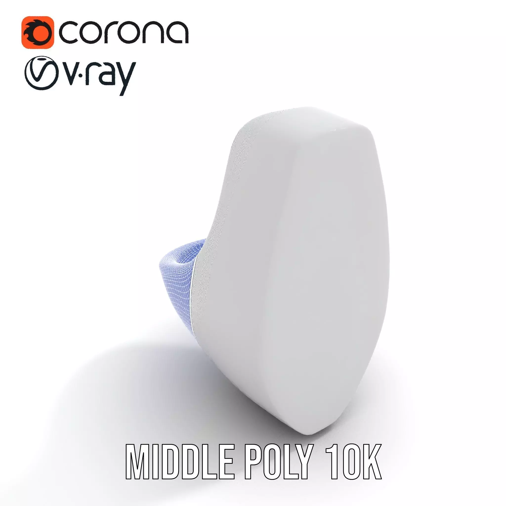 Sleek White Urinal model pack Low-poly 3D model_26