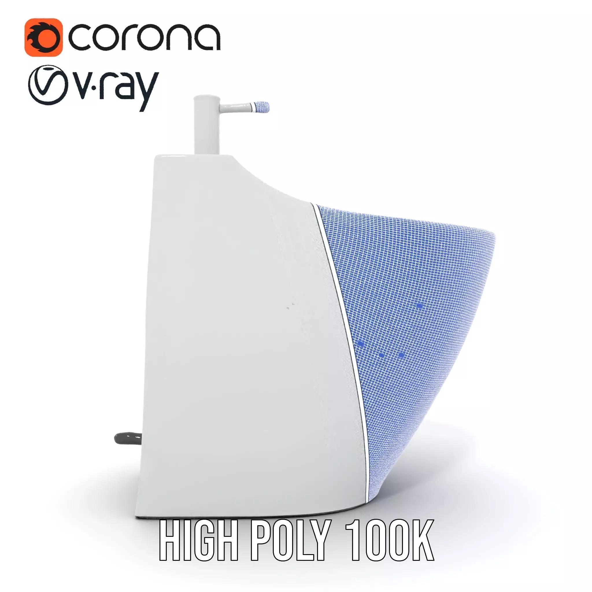 Sleek White Bidet model pack Low-poly 3D model_33